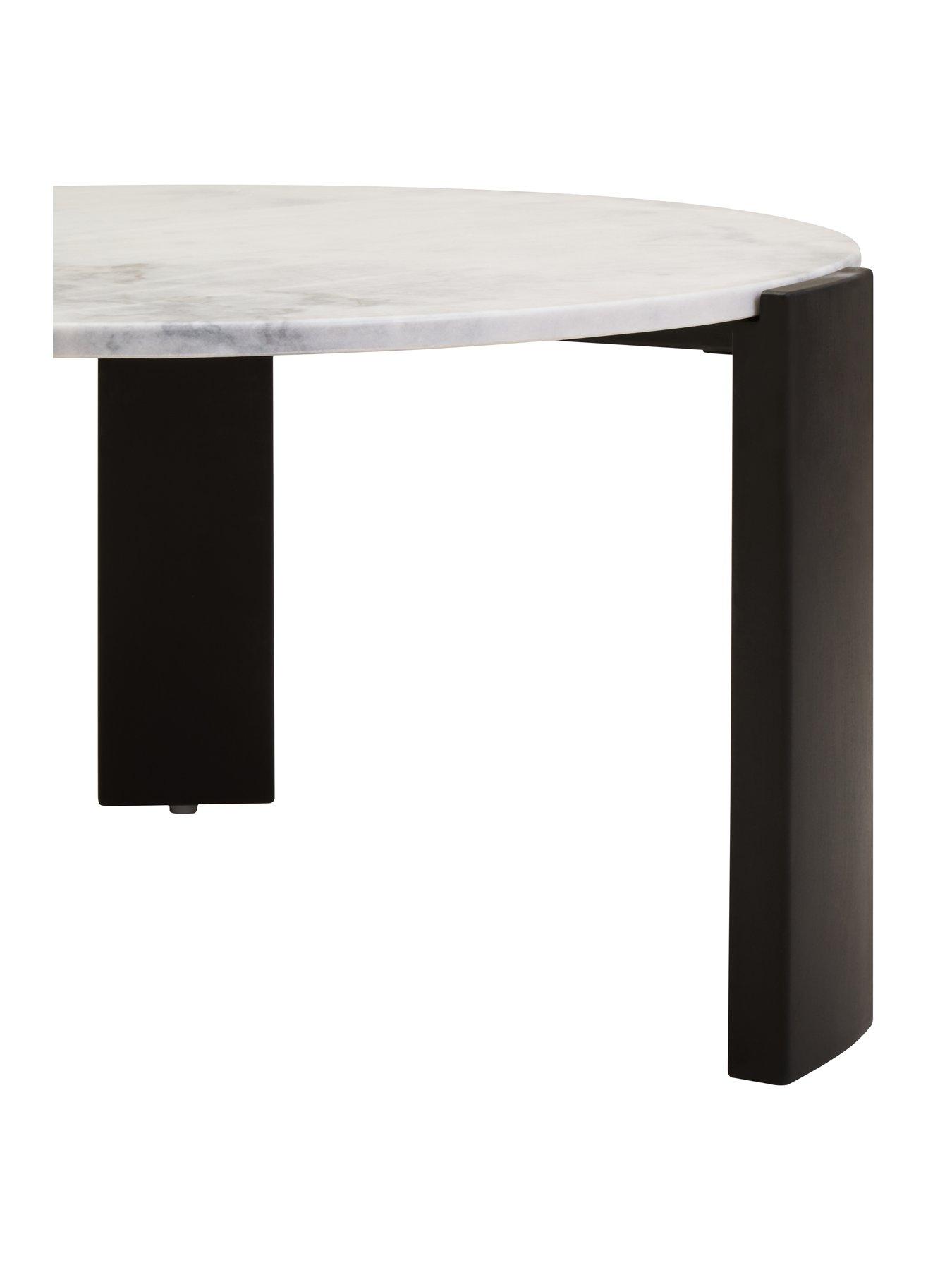 Image 4 of 7 of Interiors By Premier Palermo Marble Top Coffee Table