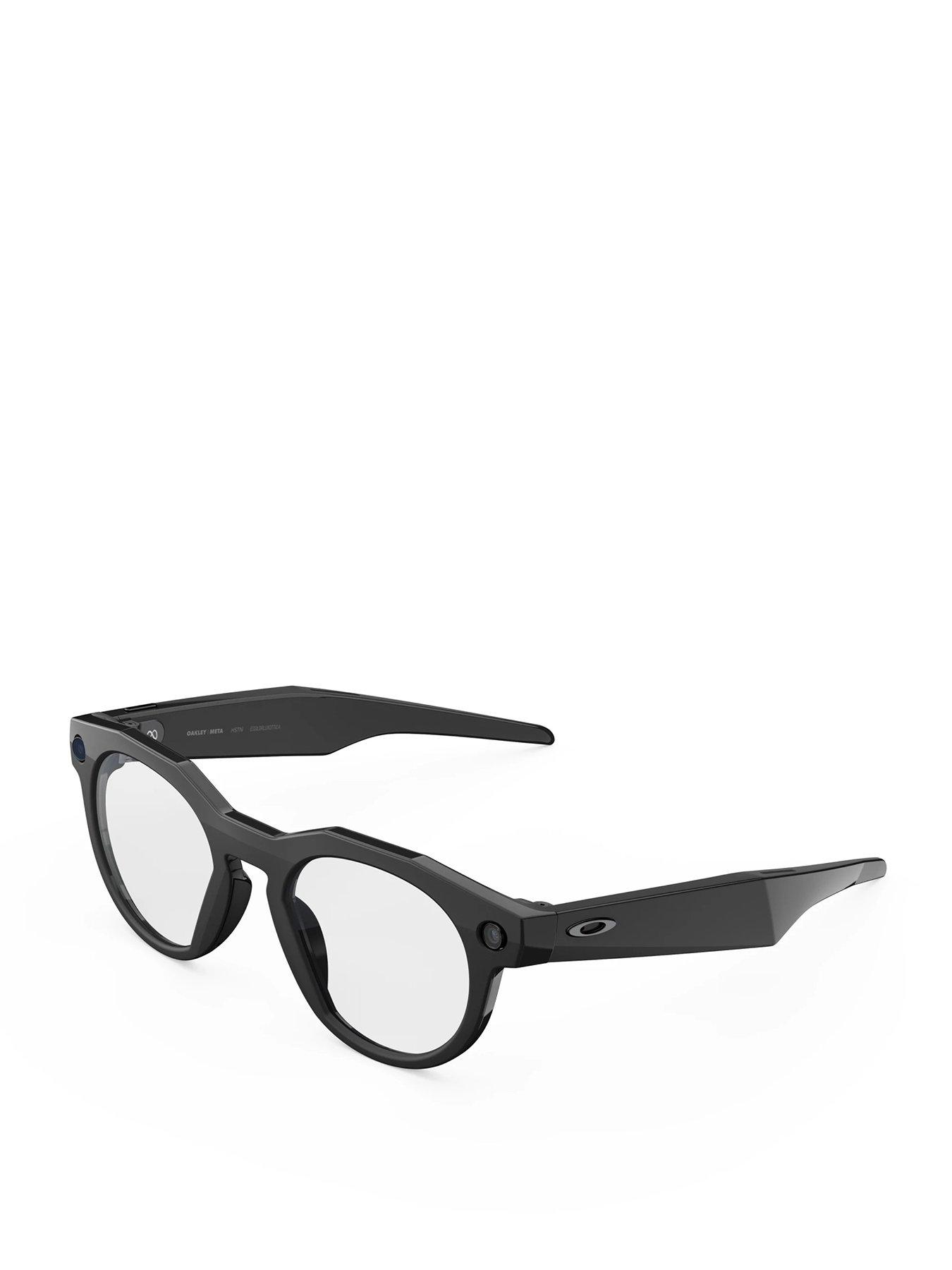 Image 1 of 8 of Oakley Meta HSTN - with Meta AI, Audio, Photo, Video Compatibility - Black, Clear
