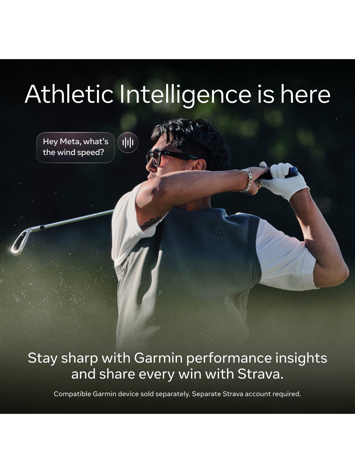 Image 3 of 8 of Oakley Meta HSTN - with Meta AI, Audio, Photo, Video Compatibility - Black, Clear