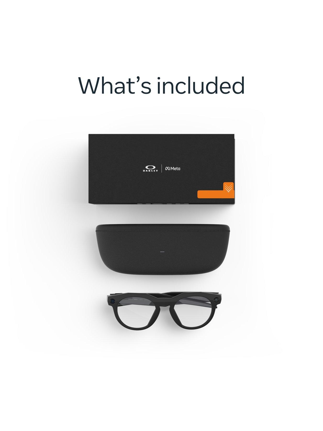 Image 7 of 8 of Oakley Meta HSTN - with Meta AI, Audio, Photo, Video Compatibility - Black, Clear