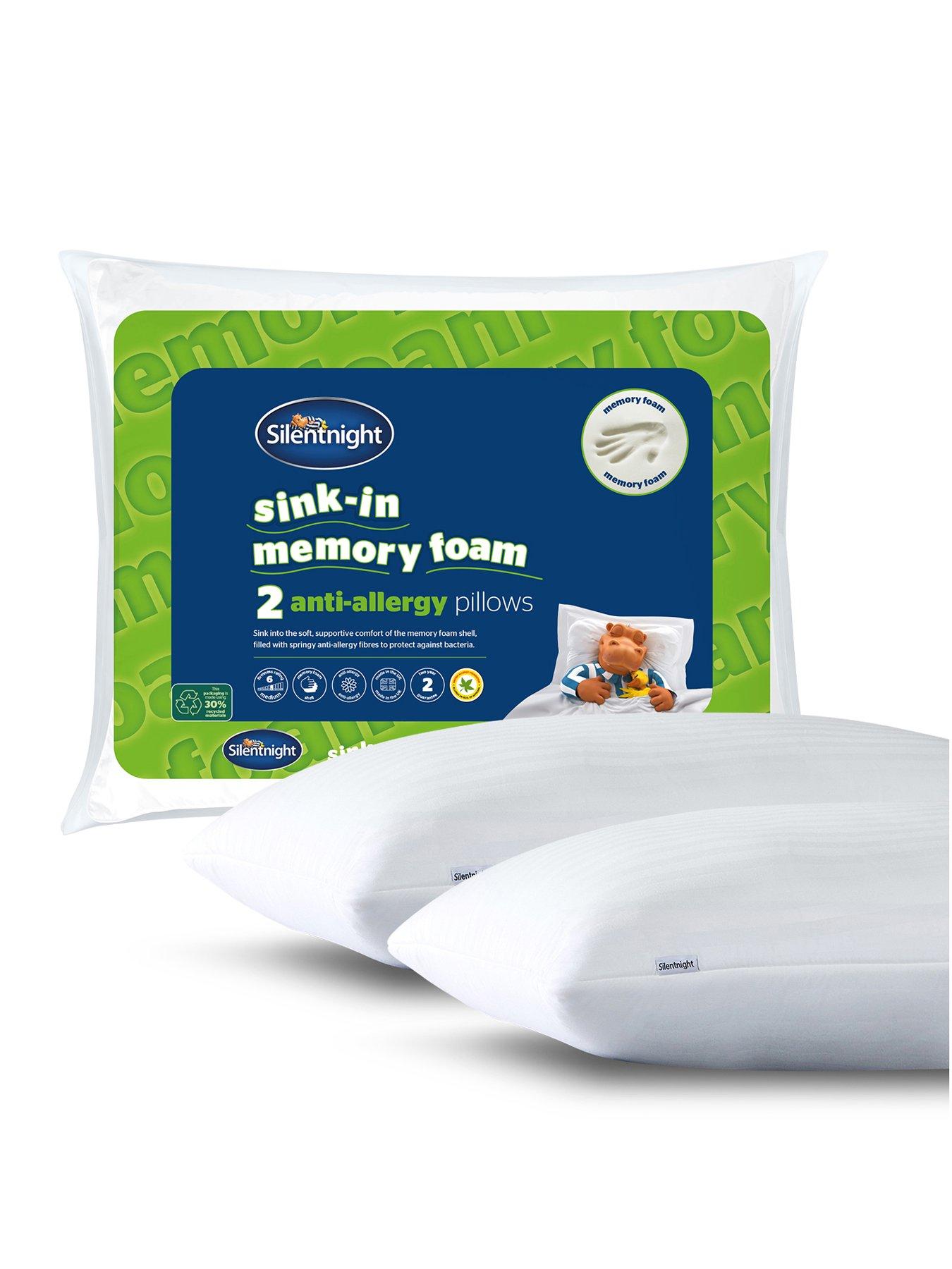 Silentnight Silentnight Sink-in Anti Allergy Memory Foam Pillow - 2 Pack