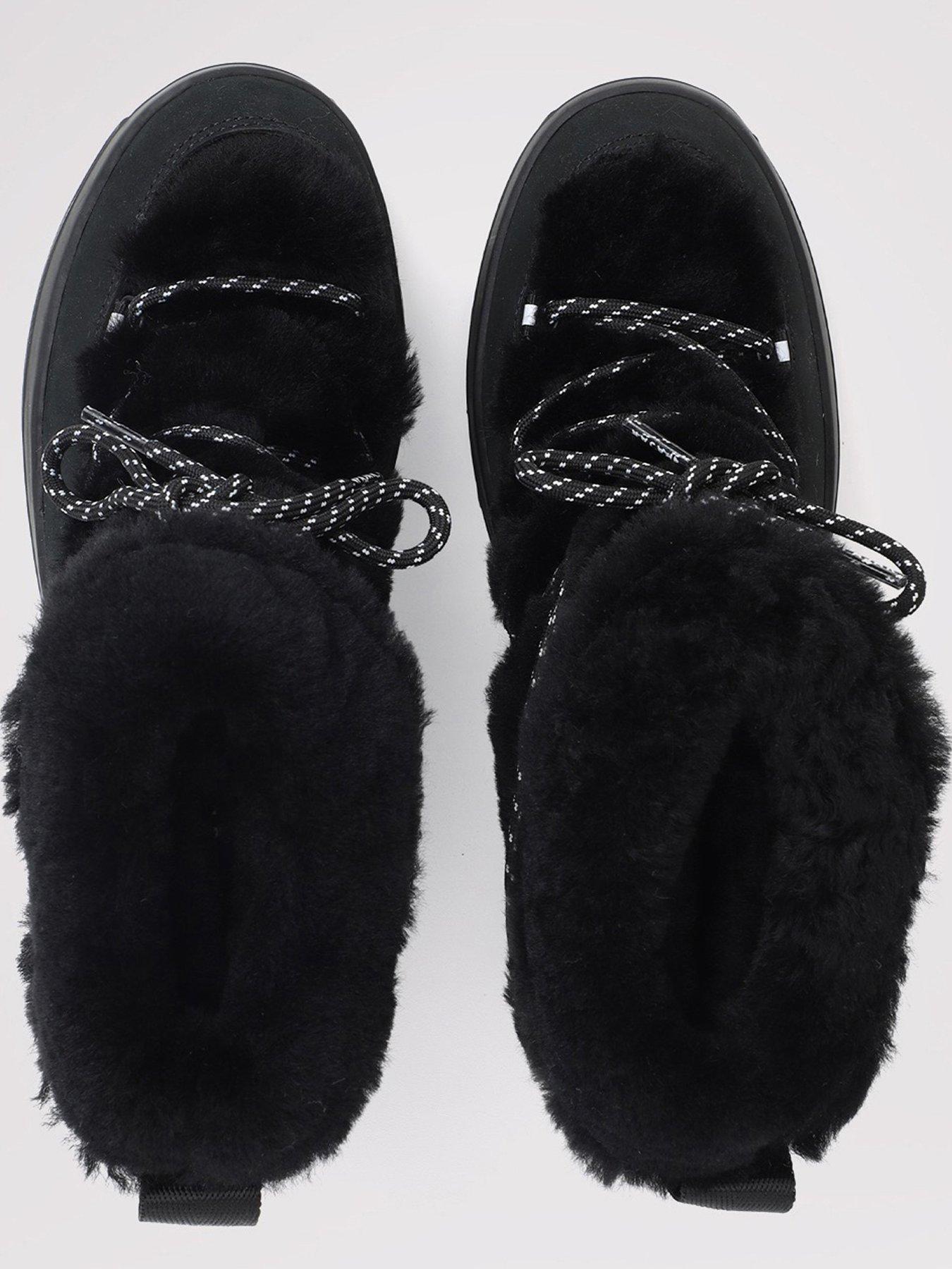 Image 4 of 6 of Pajar Galaxy Mini Fur Snow Boot - Black