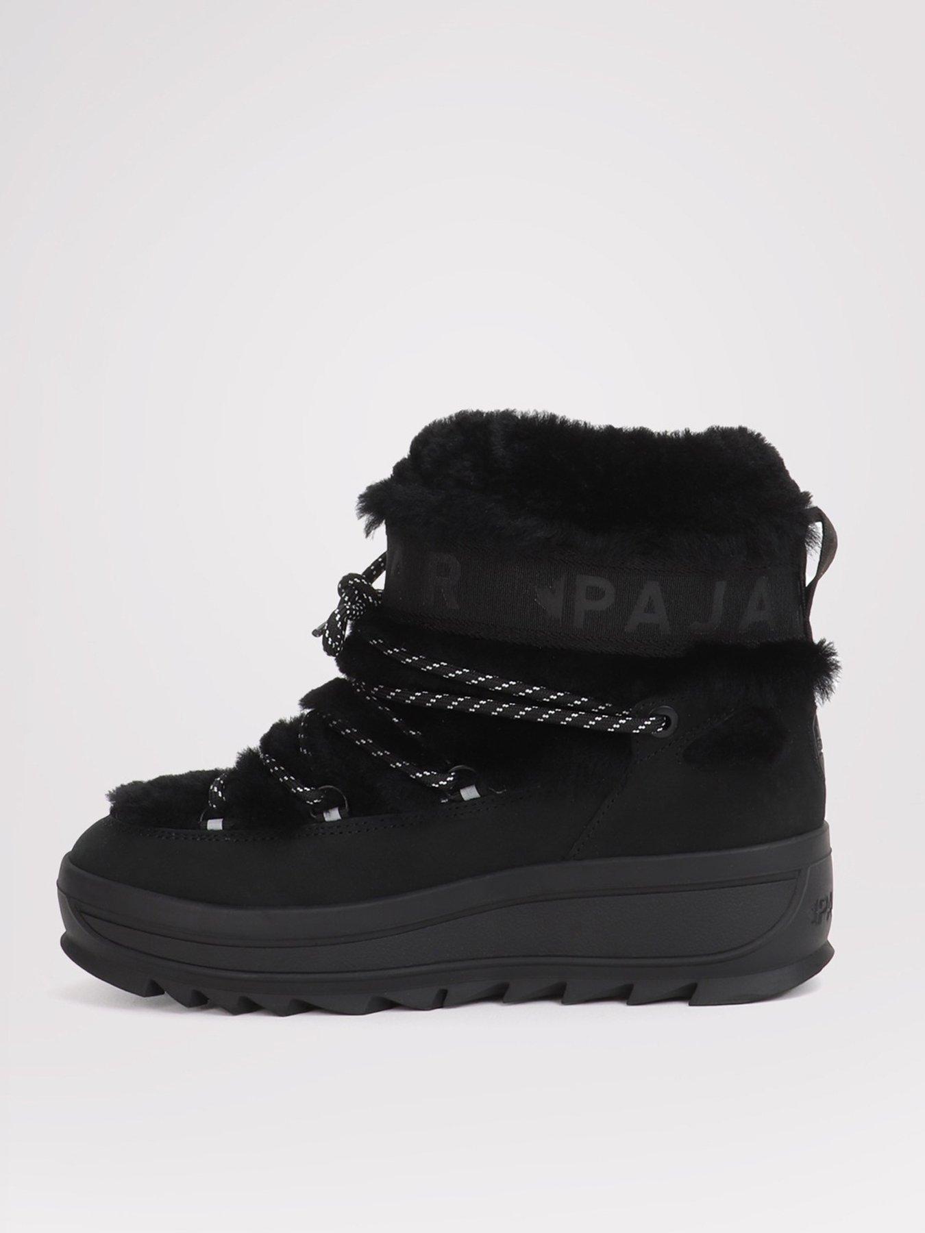Image 6 of 6 of Pajar Galaxy Mini Fur Snow Boot - Black