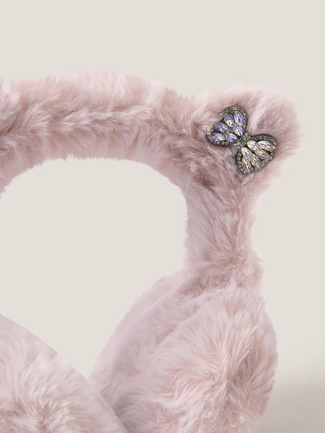 Image 2 of 2 of Monsoon Girls Cat Earmuffs - Pink