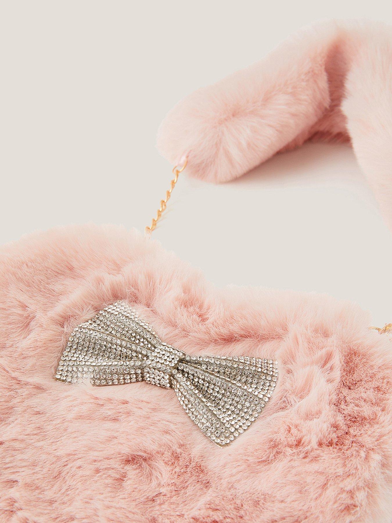 monsoon-girls-heart-fluffy-bag-pinkdetail