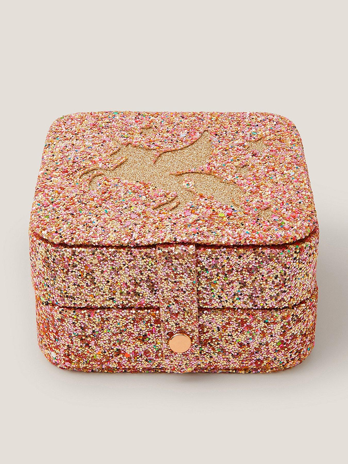 Image 1 of 4 of Monsoon Girls Glitz Unicorn Jewel Box Set - Pink
