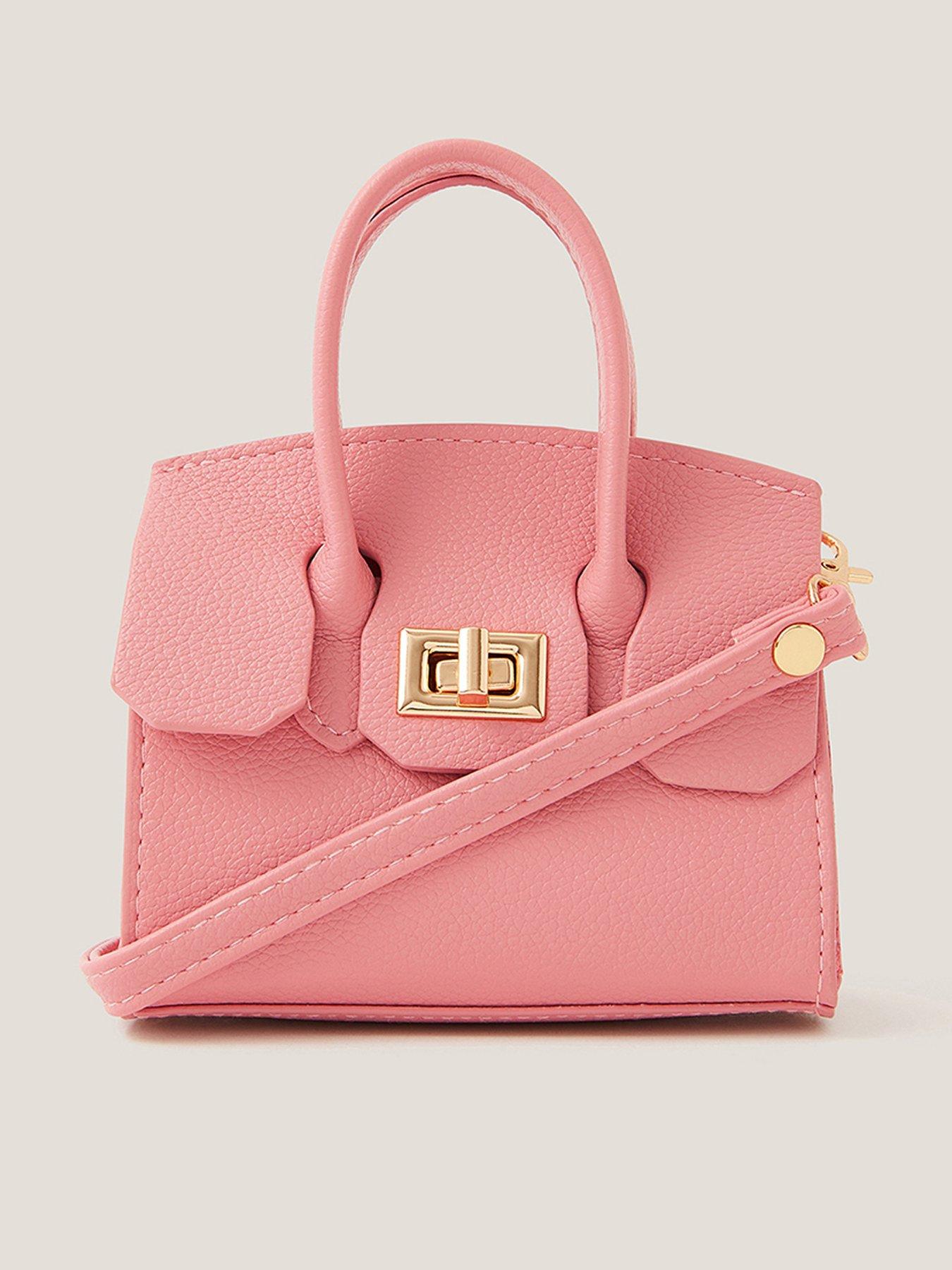 Image 1 of 4 of Monsoon Girls Mini Portobello Tote Bag - Pink
