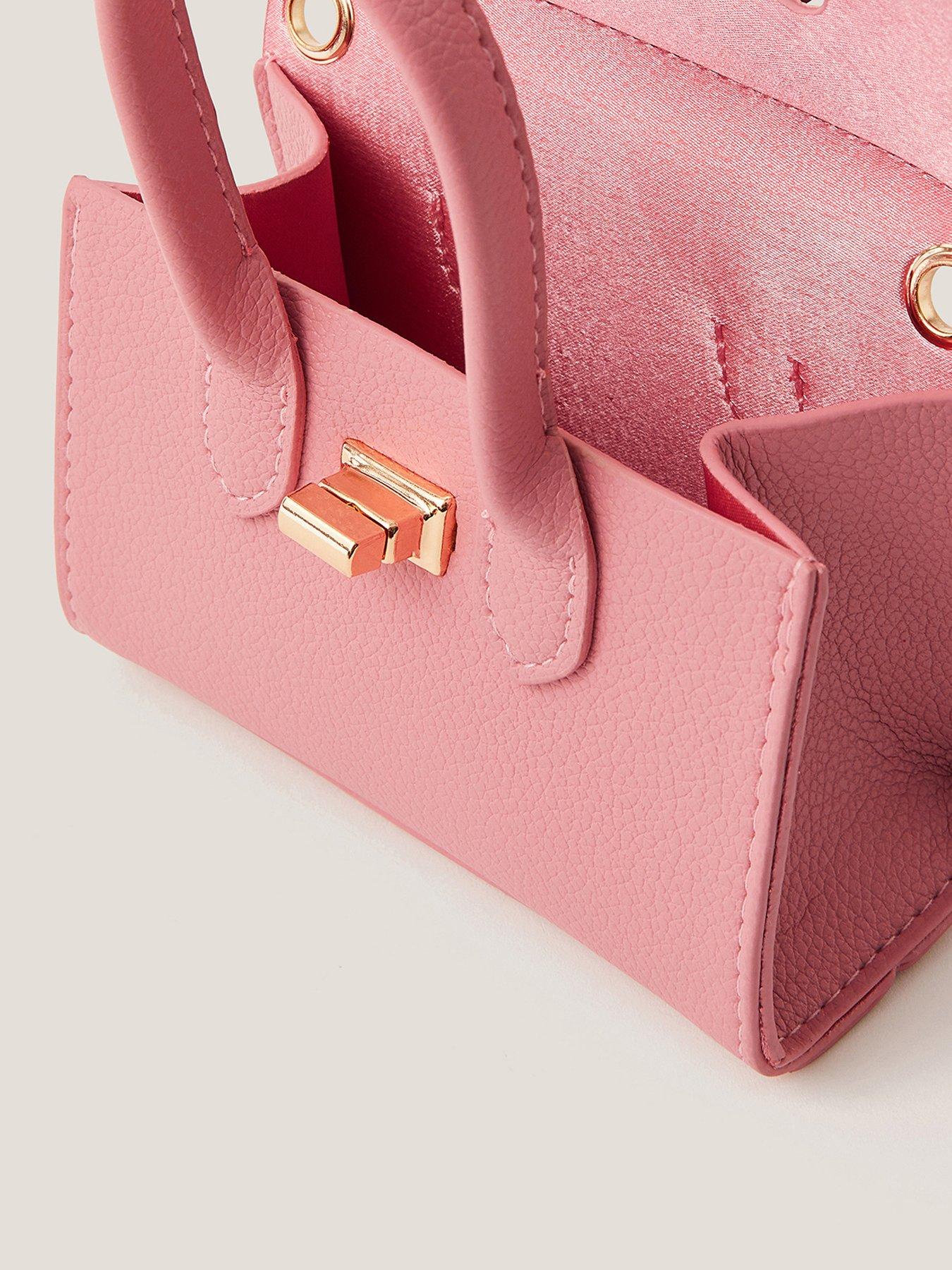 Image 4 of 4 of Monsoon Girls Mini Portobello Tote Bag - Pink