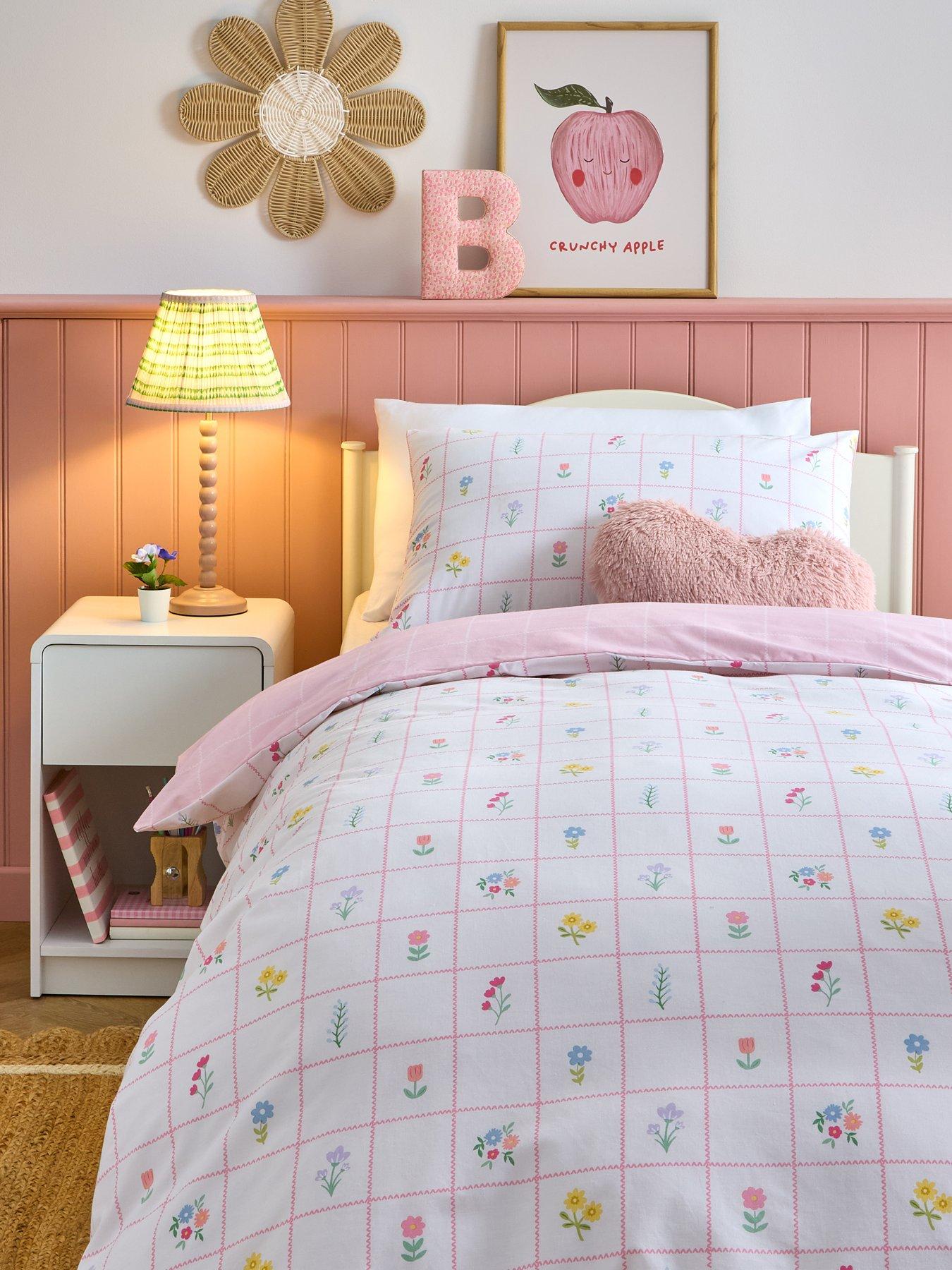the-very-collection-floral-grid-print-duvet-setfront