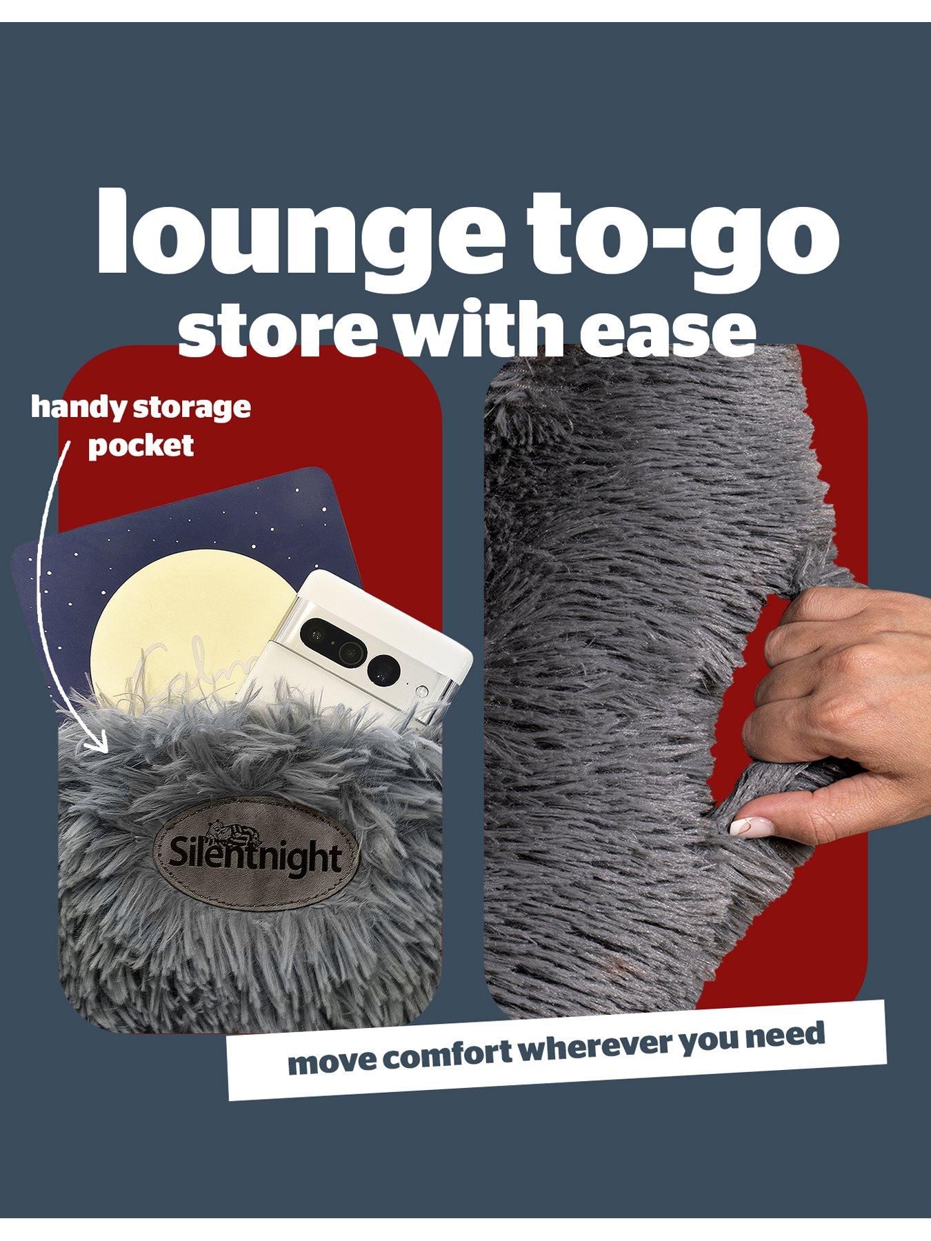 silentnight-snugglepod-human-pet-bed-greydetail