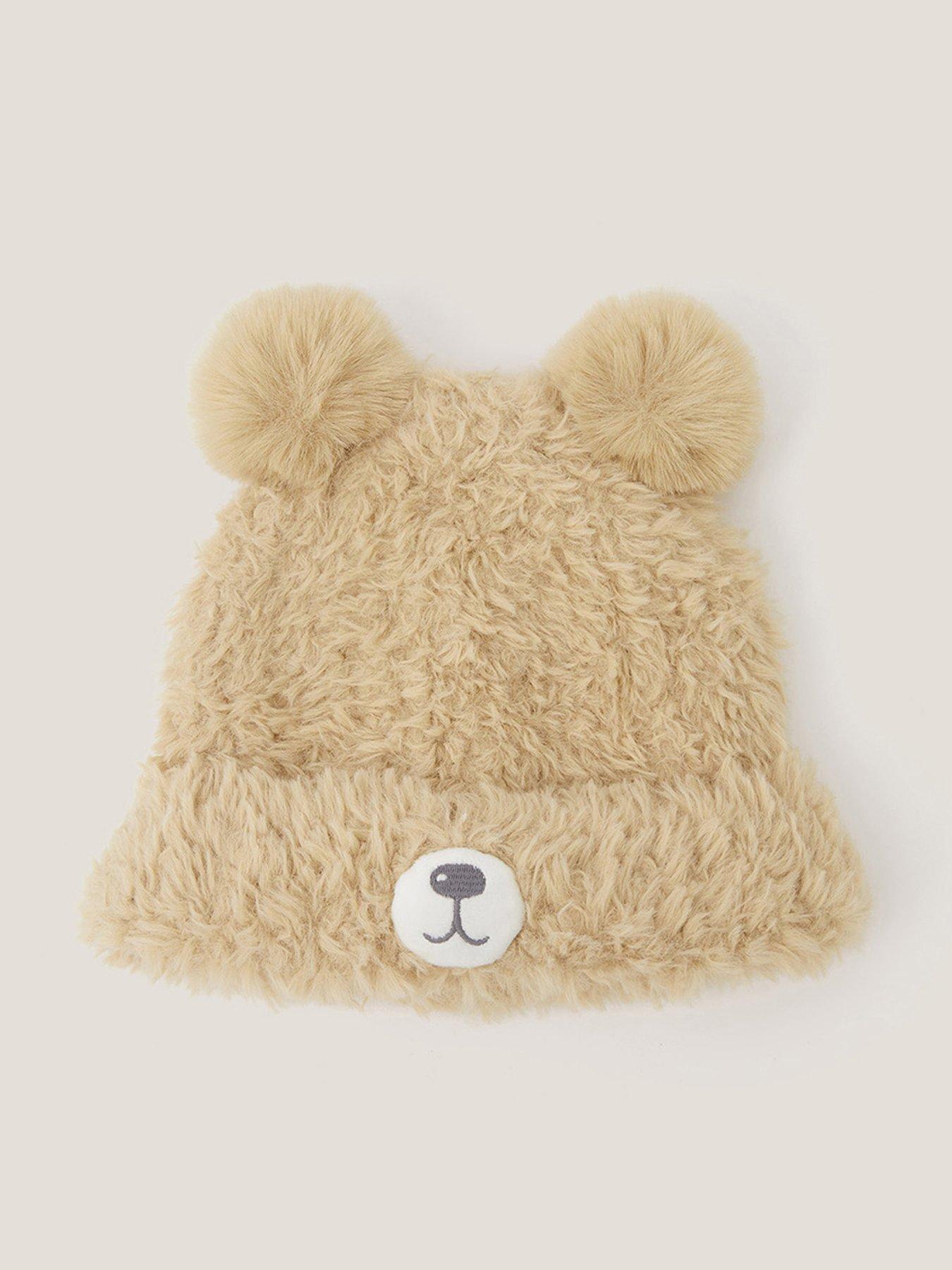 monsoon-kids-unisex-fluffy-teddy-hat-brown