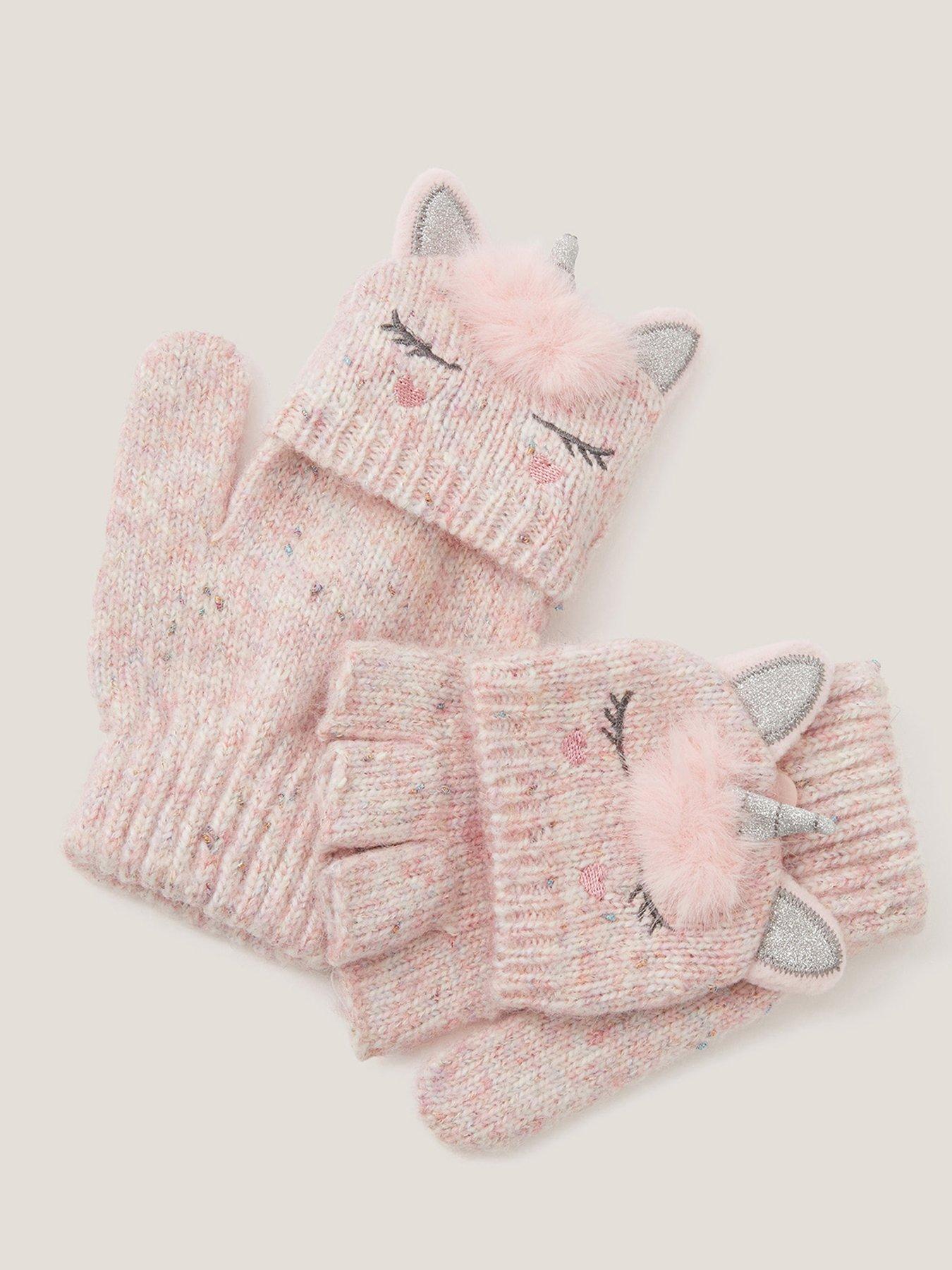 monsoon-girls-unicorn-capped-gloves-pinkback