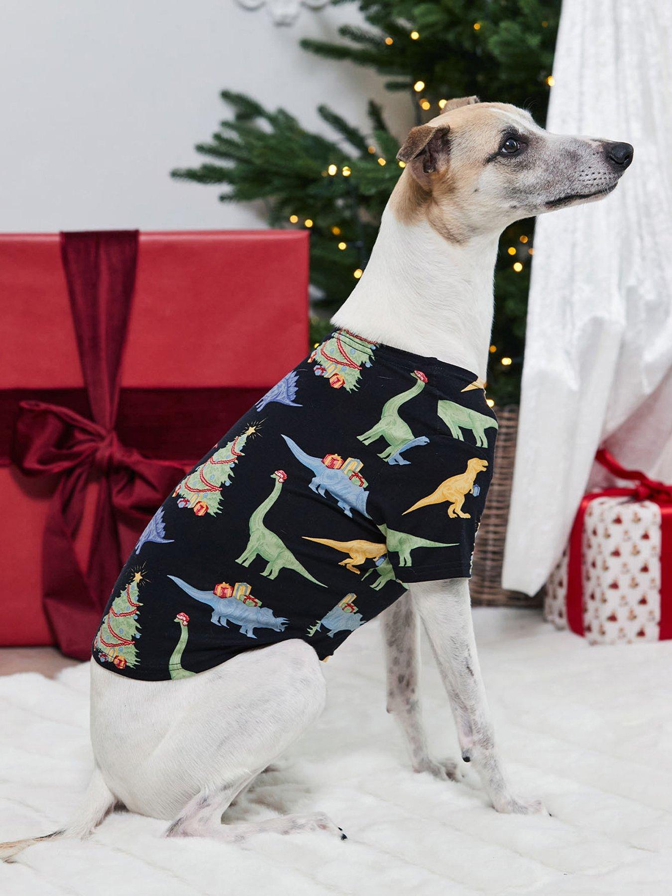 CHELSEA PEERS Xmas Dinos Pet Christmas Pyjamas - Navy