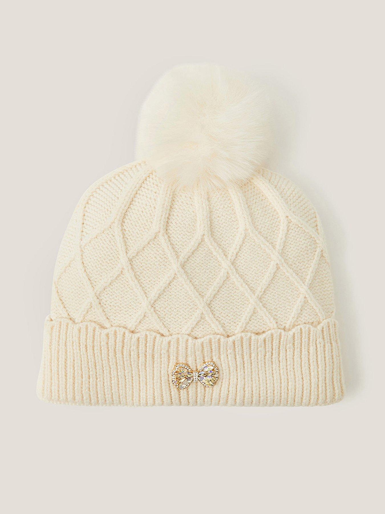 monsoon-girls-criss-cross-pom-hat-light-cream
