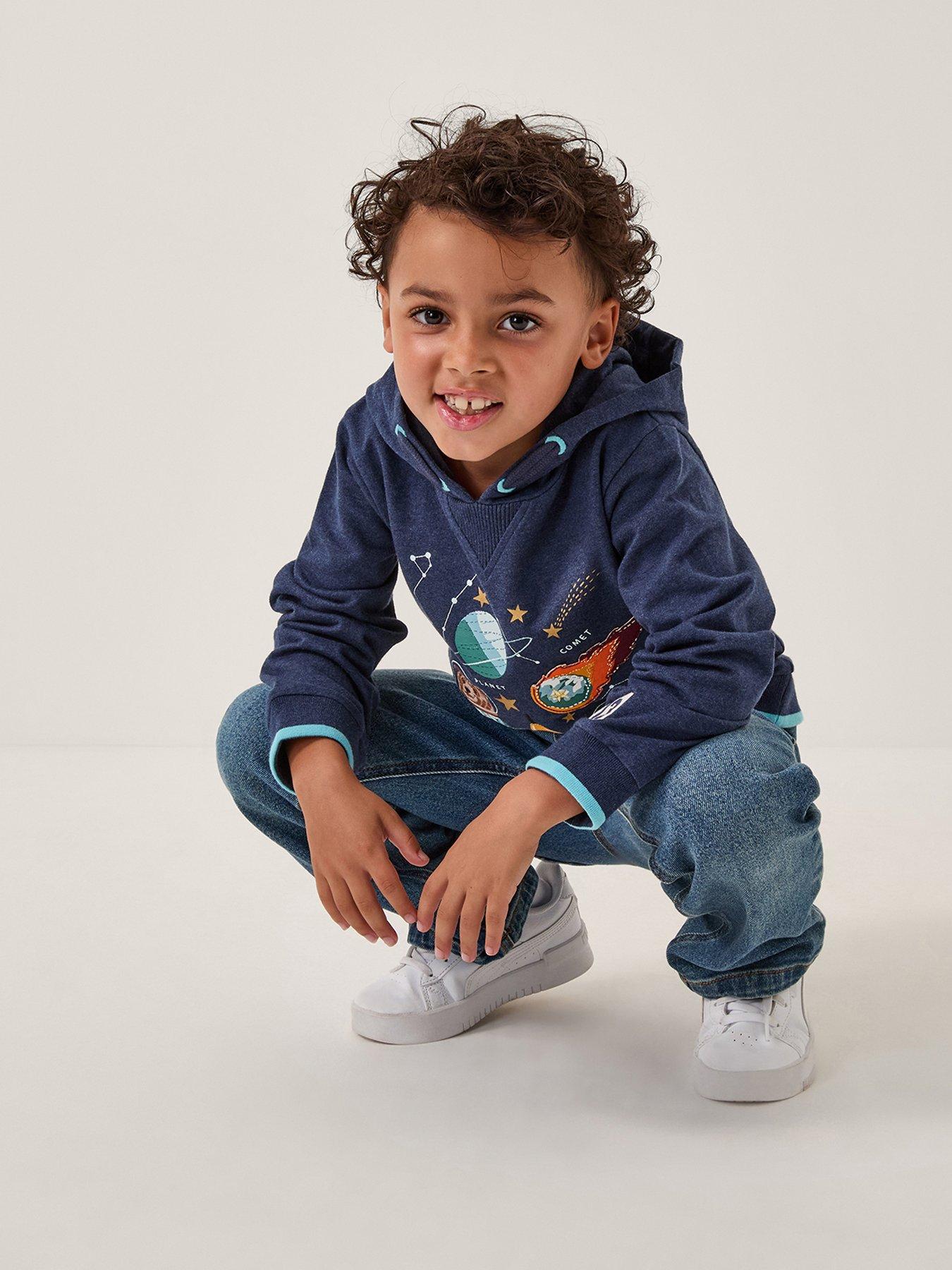 Monsoon Boys Space Hoodie - Navy