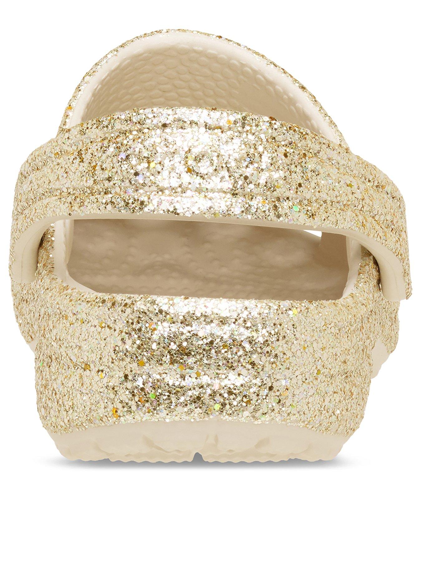 crocs-kids-classic-chunky-glitter-clog-sandstoneback