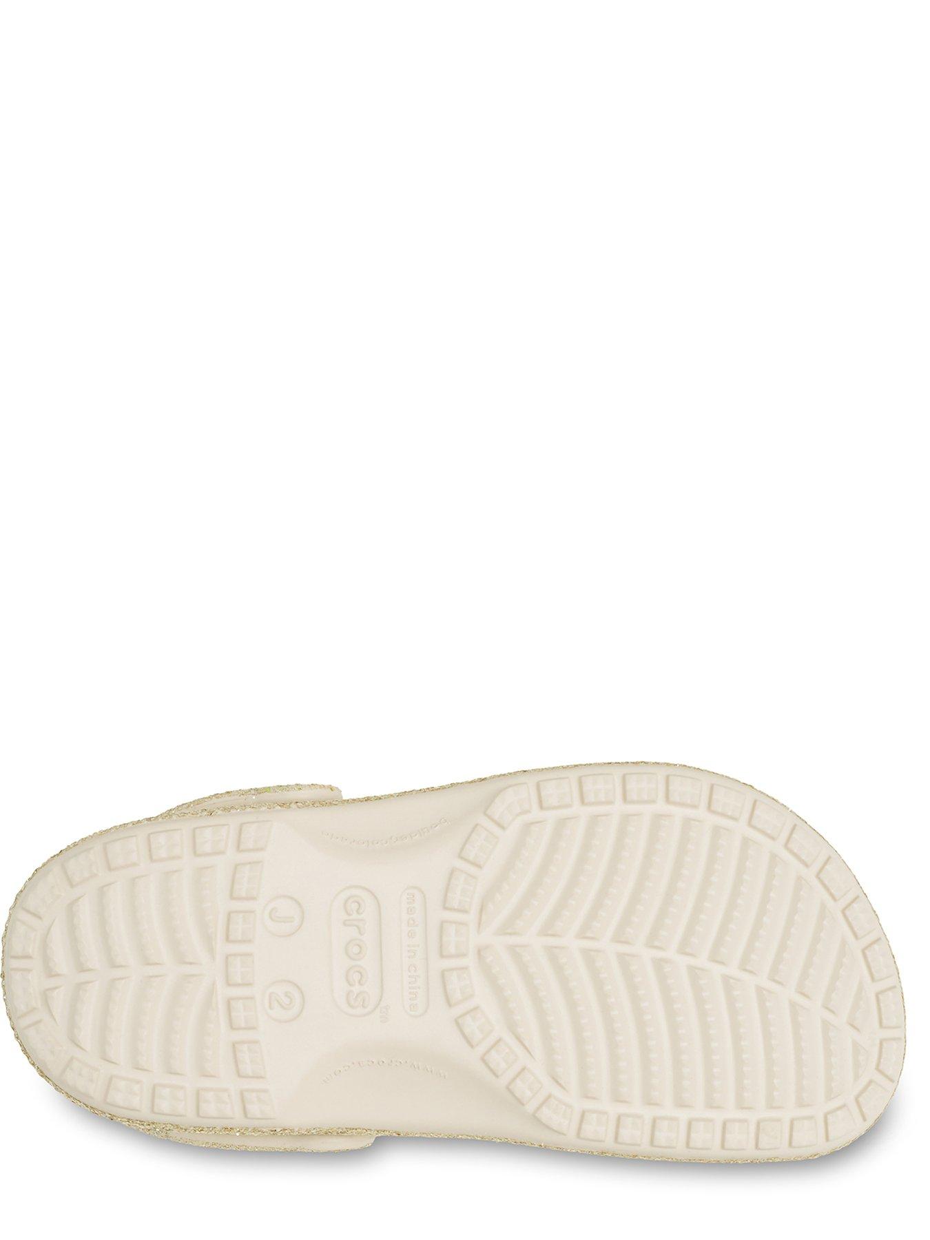 Image 5 of 6 of Crocs Toddler Classic Chunky Glitter Clog - Sandstone