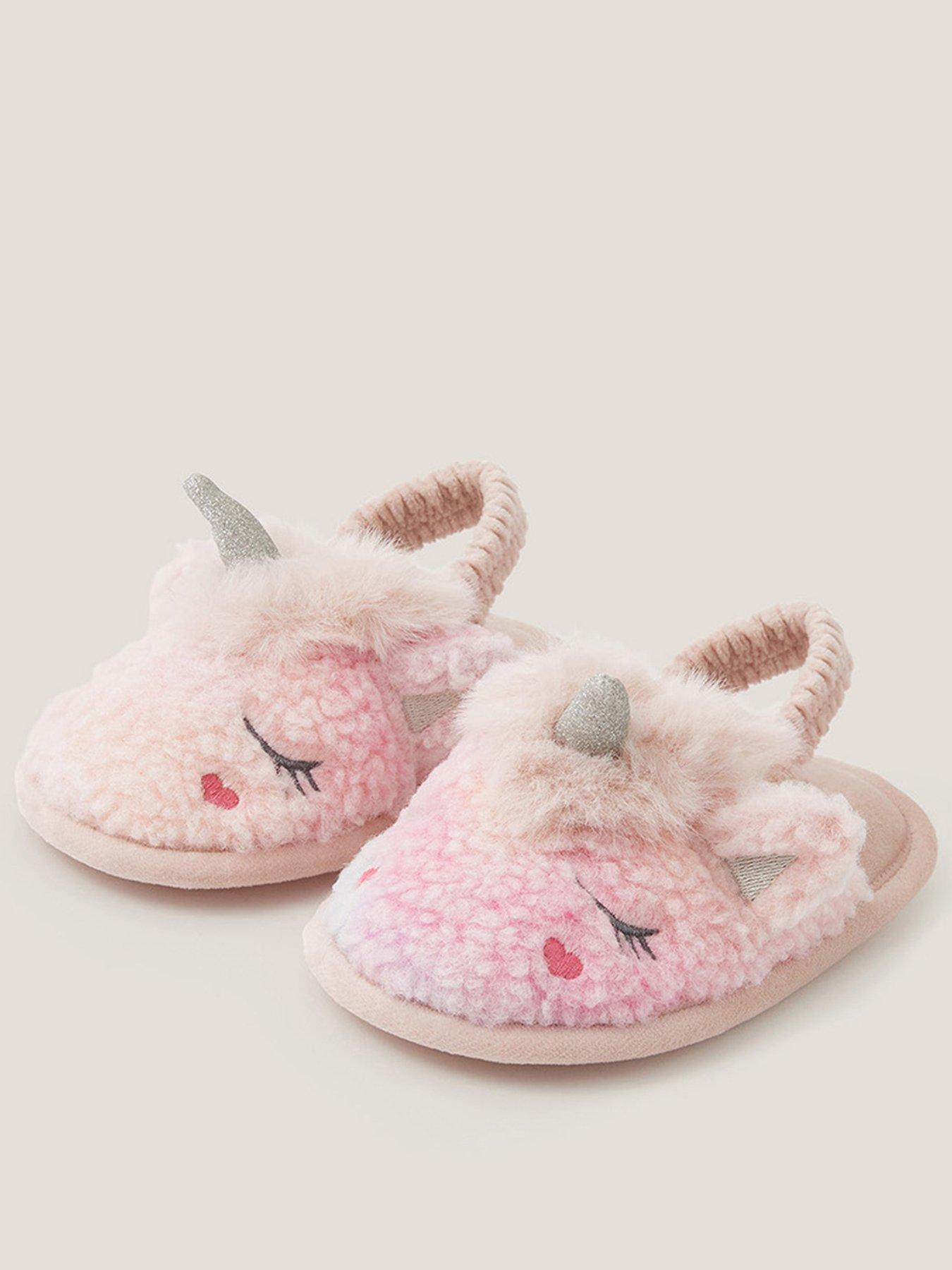 Monsoon Girls Unicorn Marble Slider Slippers - Multi
