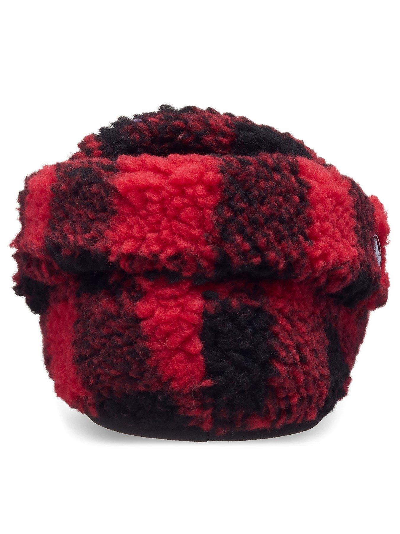 Image 3 of 6 of Crocs Classic Buff Check Cozzzy Slipper K - Red