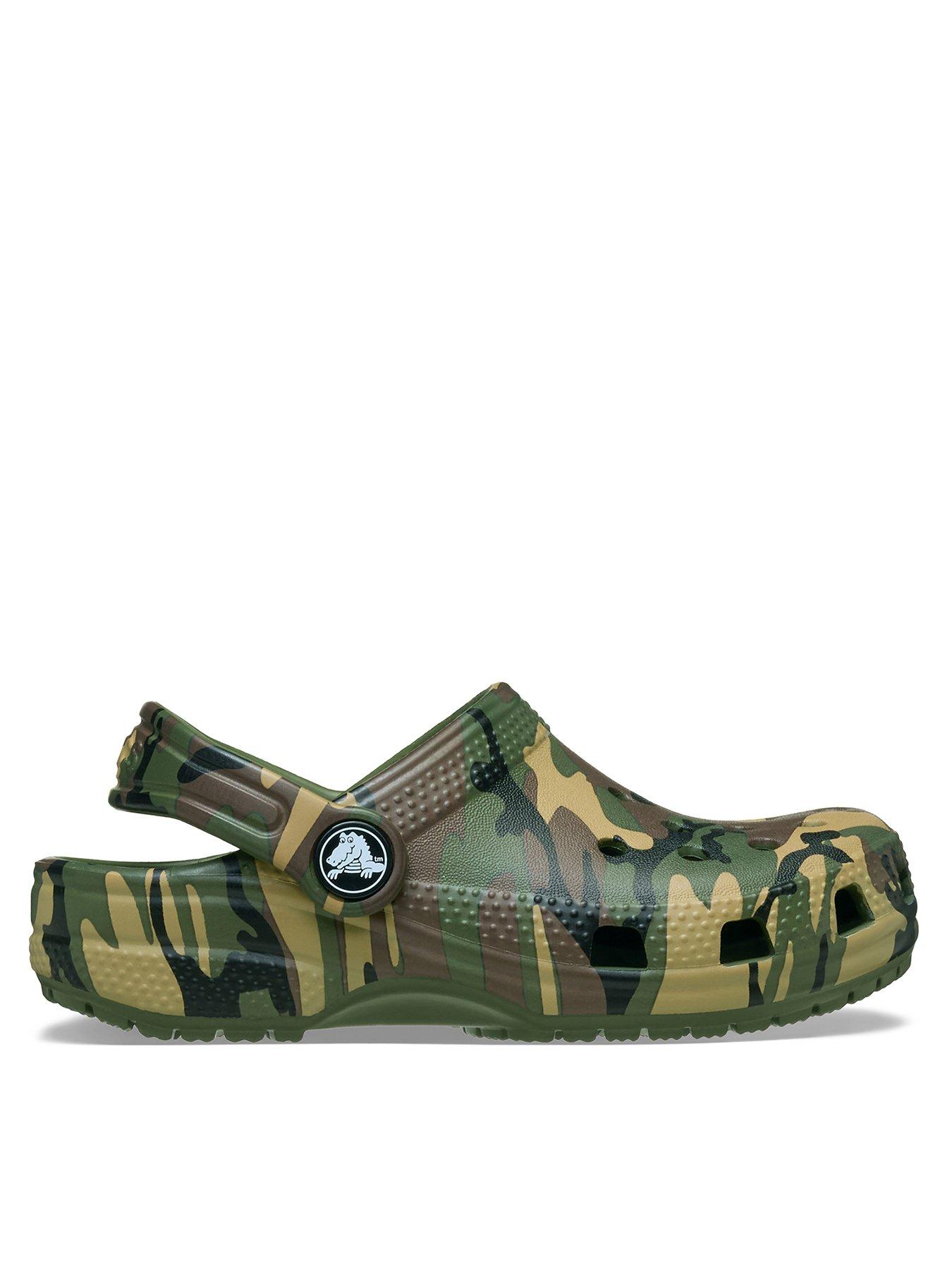 Crocs Toddler Classic Camouflage Clog - Green