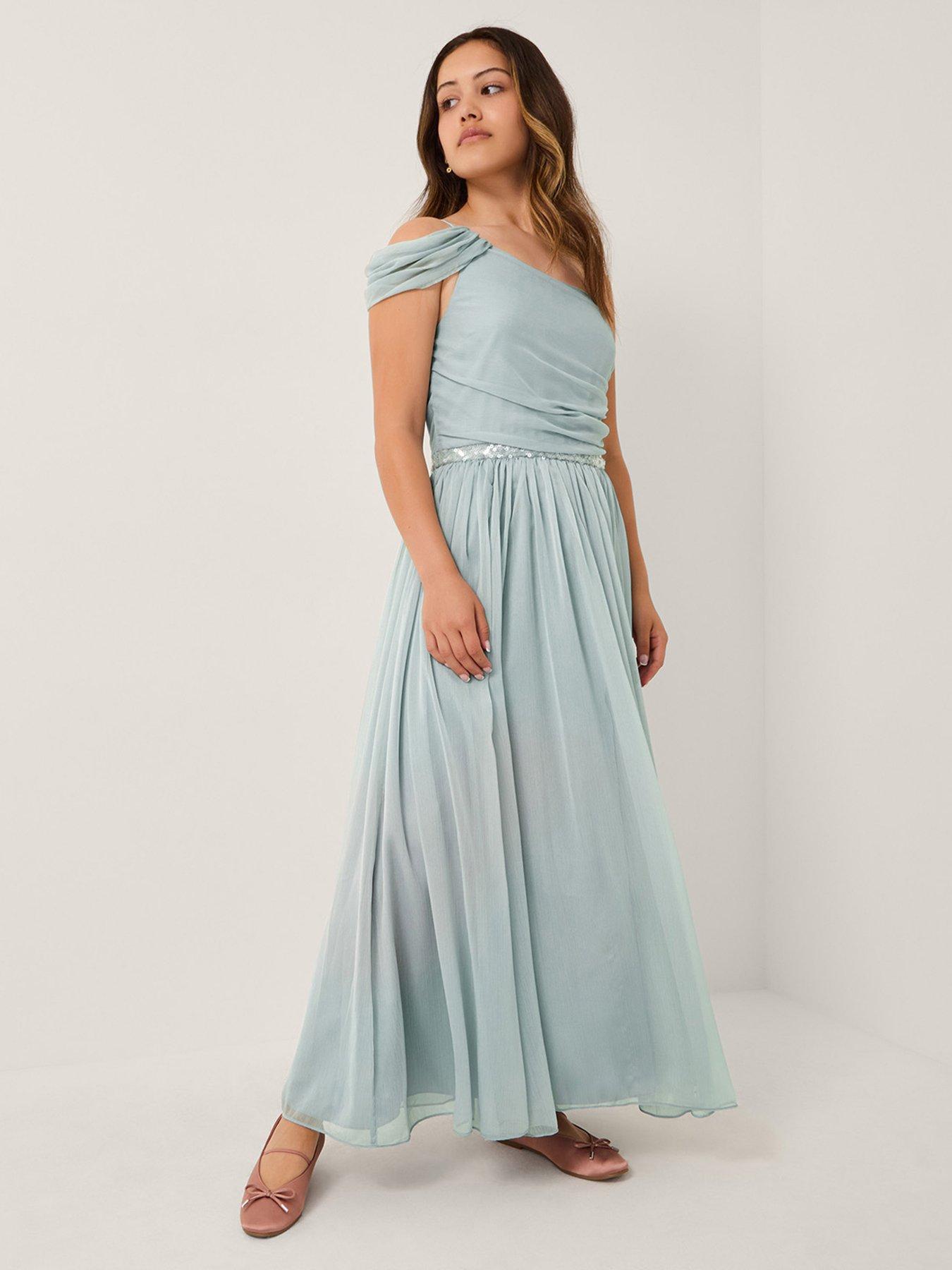 monsoon-girls-sequin-one-shoulder-texas-dress-blue