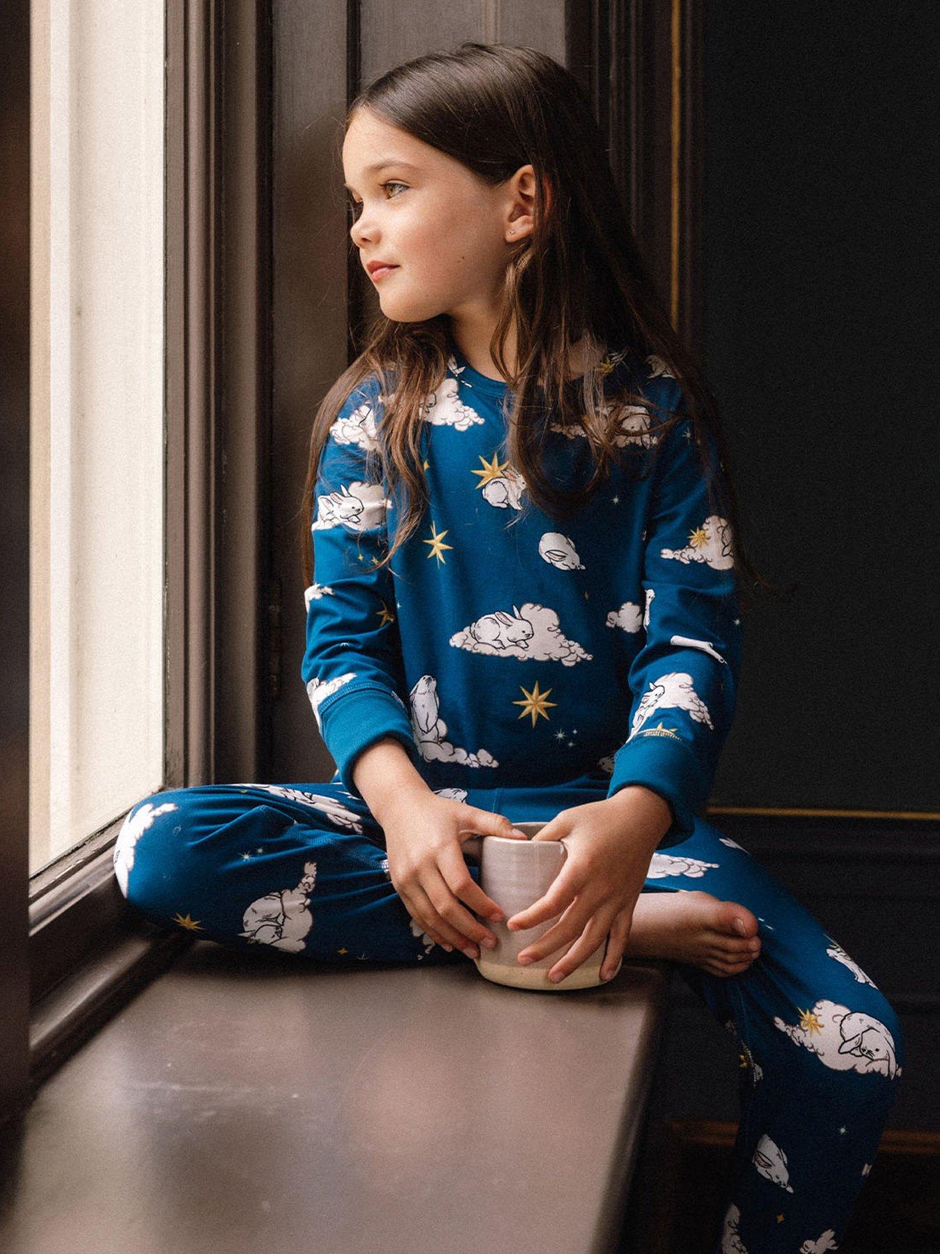 CHELSEA PEERS Unisex Kids 2 Pack Celestial Bunny And Hedgehog Print Pyjamas - Multi