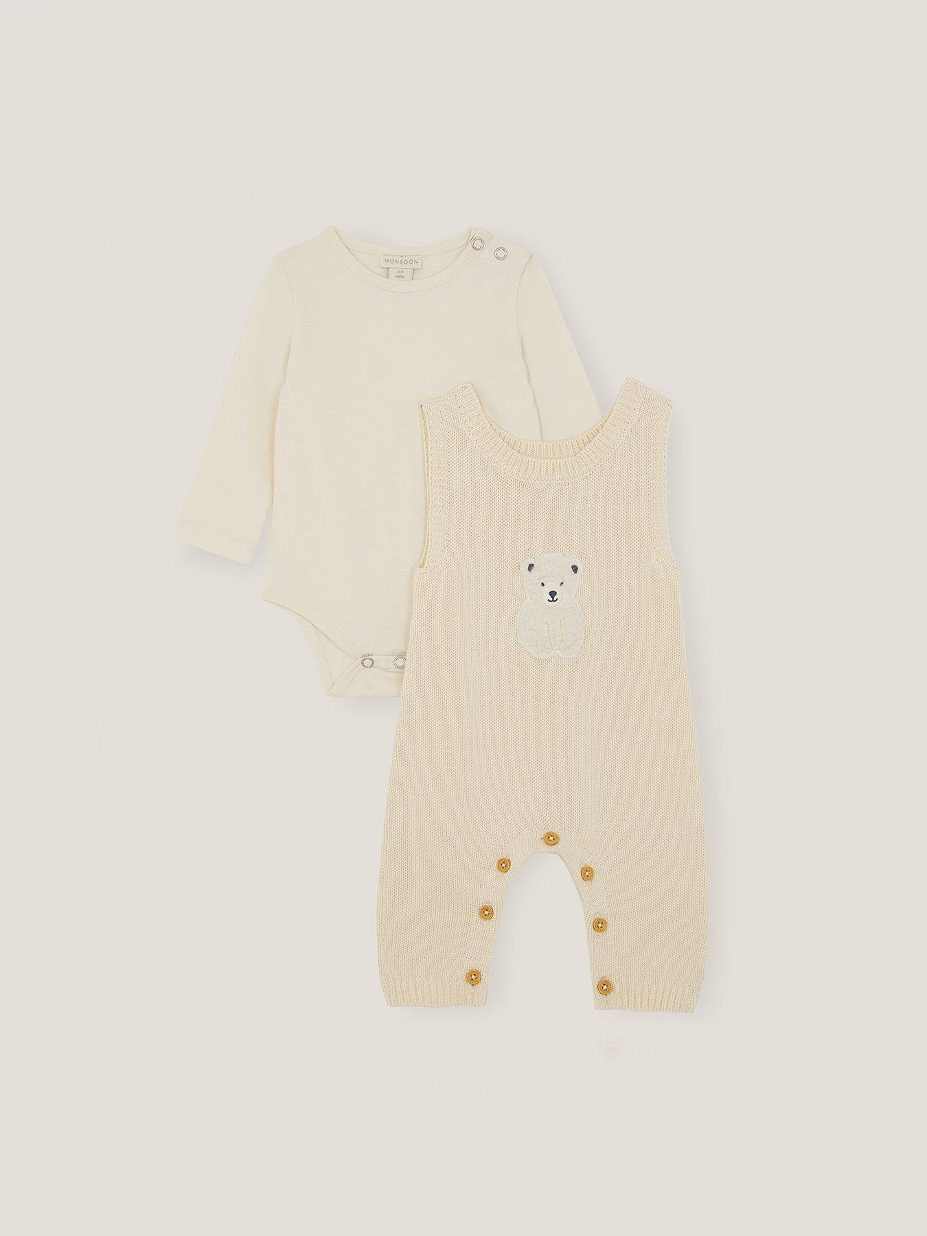 monsoon-baby-unisex-polar-bear-knitted-dungarees-light-cream