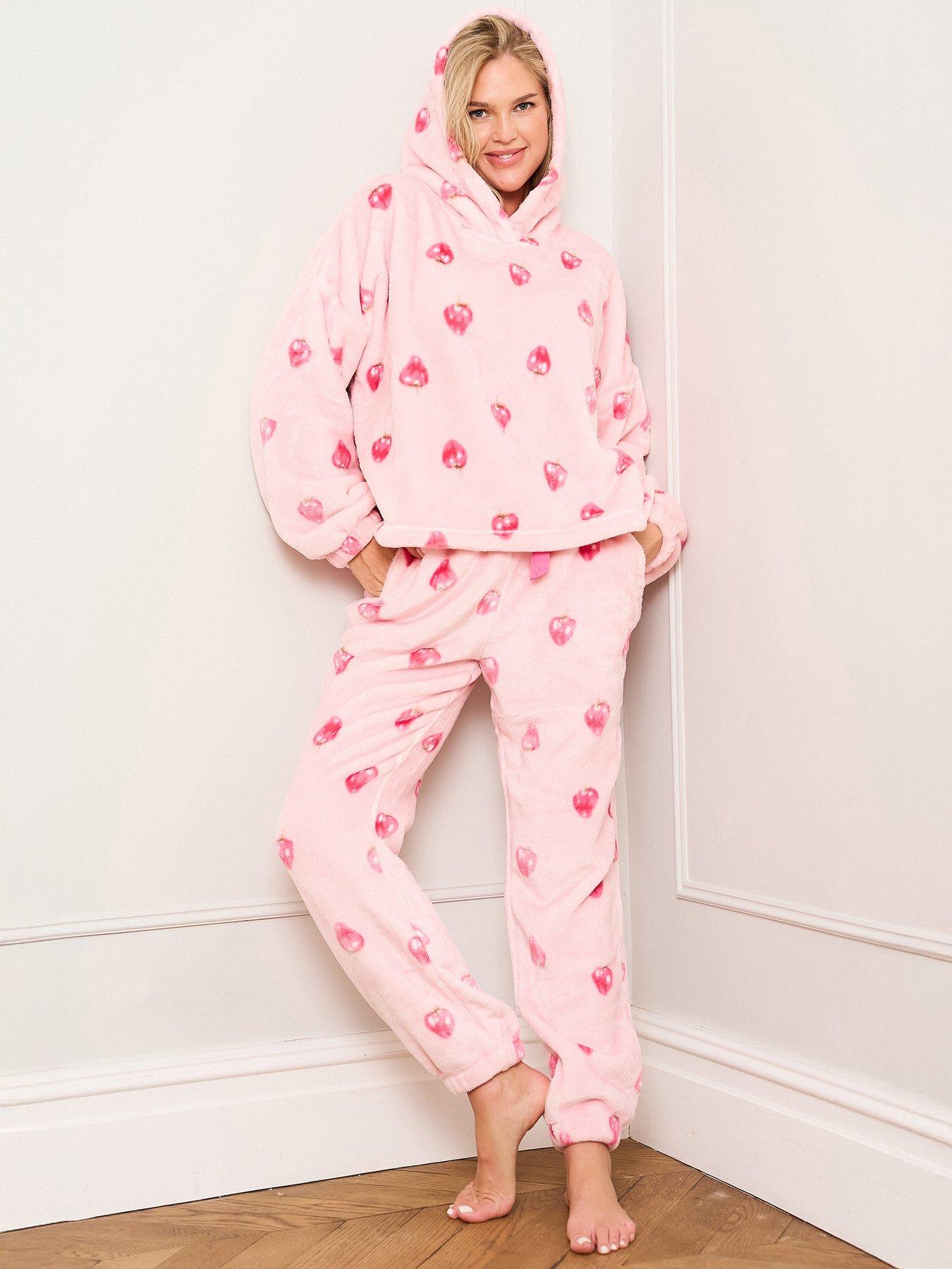 Jim Jam The Label Jim Jam The Label Strawberry Print Twosie - Pink