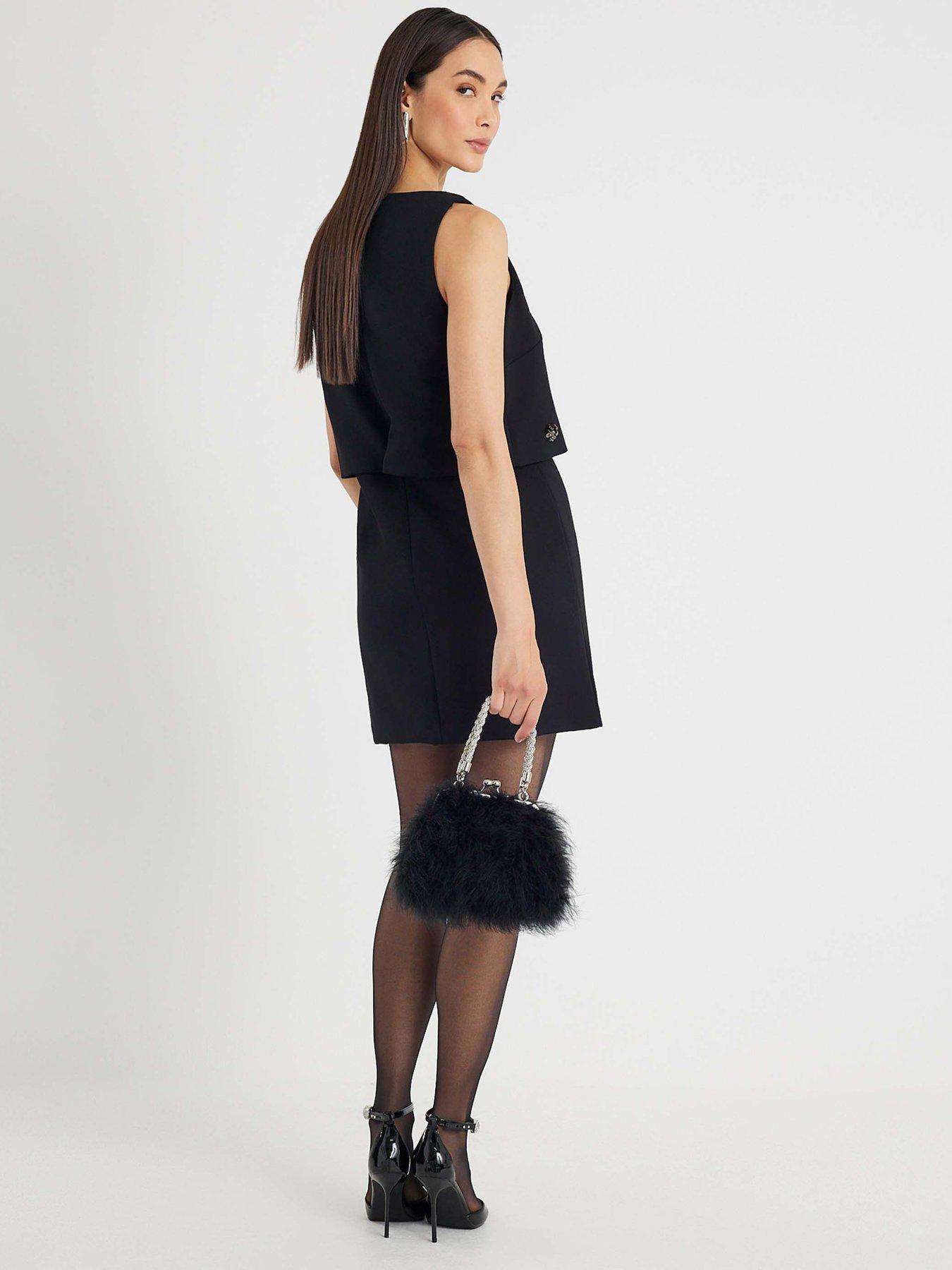 river-island-embellished-layered-shift-dress-blackstillFront