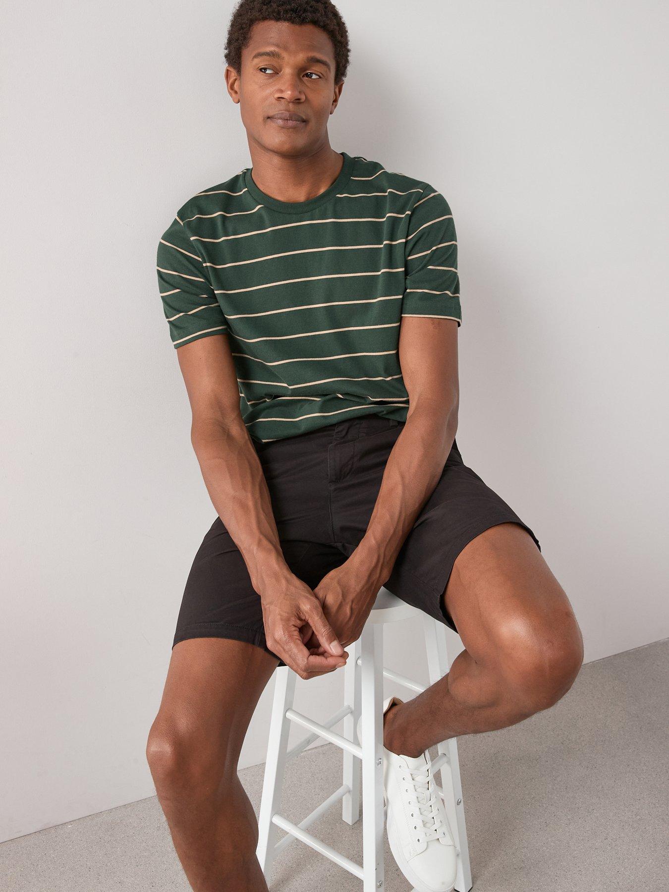 Image 7 of 7 of The Very Collection 2 Pack Cotton Rich Chino Short - Black/stone