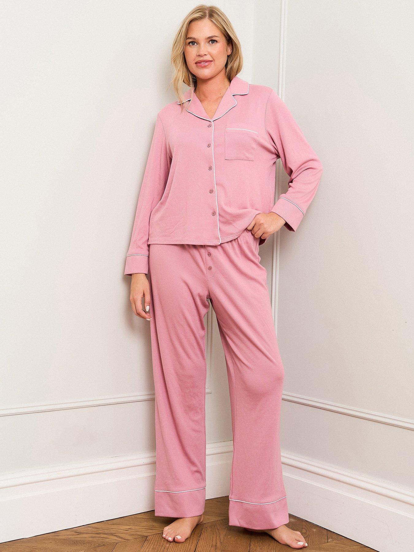 Jim Jam The Label Lilas Traditional Pyjama Set - Lilas