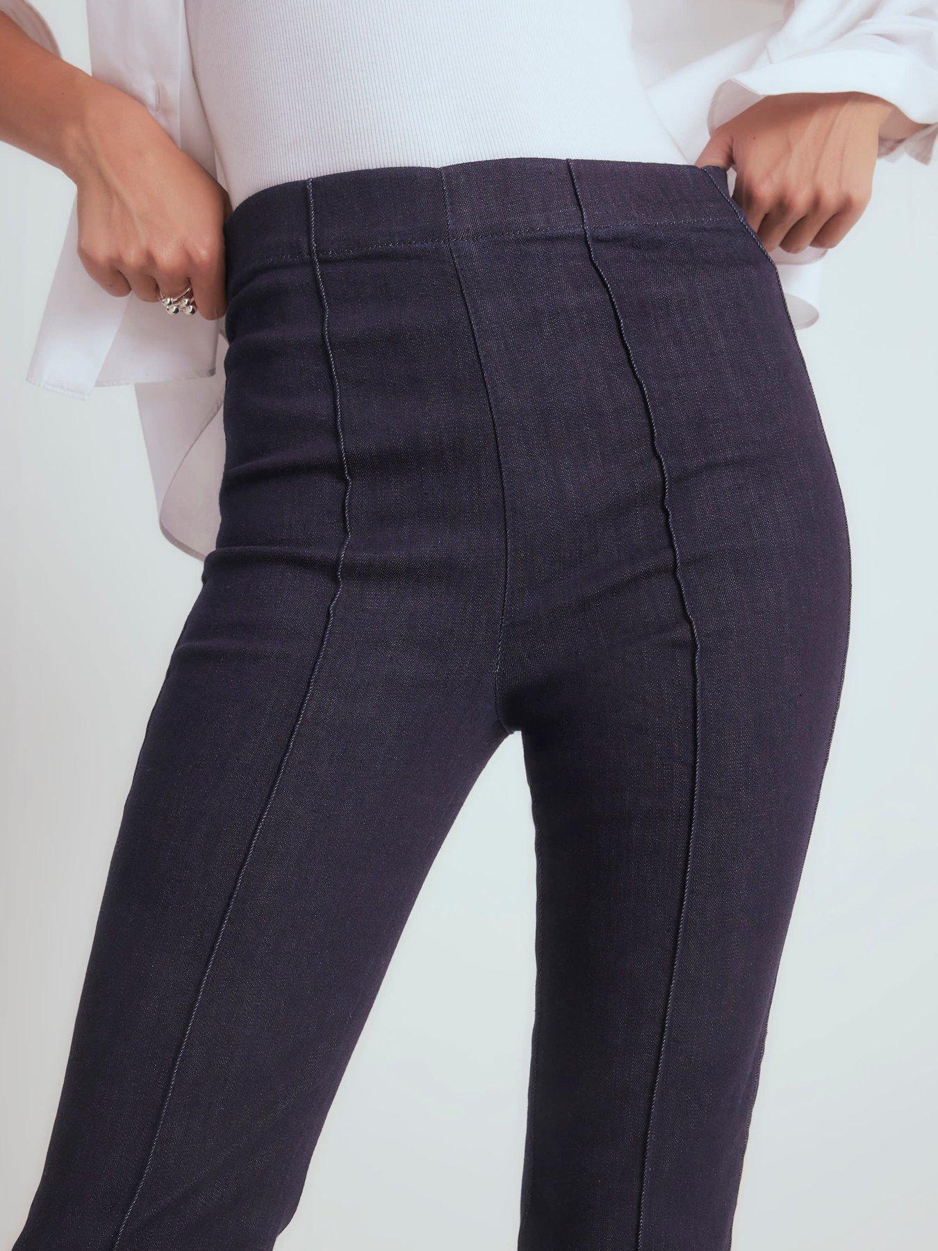 Image 4 of 4 of River Island Pull On Bootcut Kelly Jeans&nbsp;- Blue