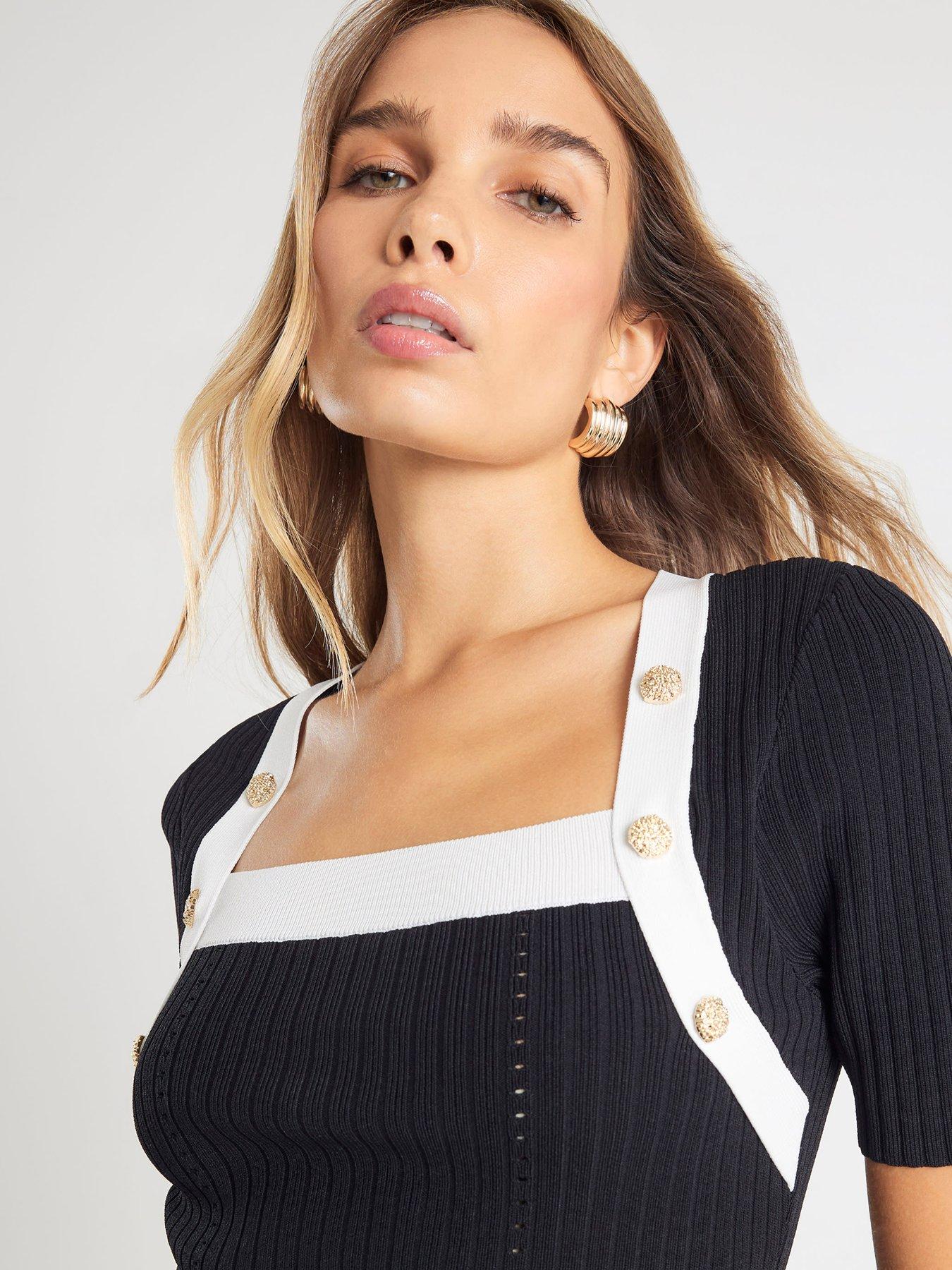 Image 4 of 4 of River Island Hardware T-Shirt - Black
