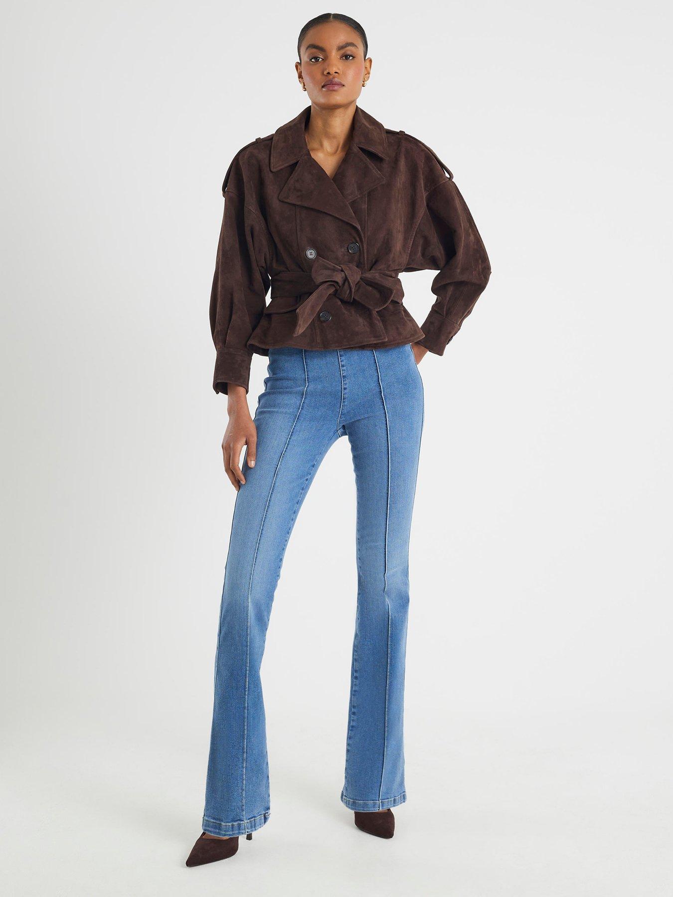 River Island Pull On Bootcut Kirsty Jeans - Blue