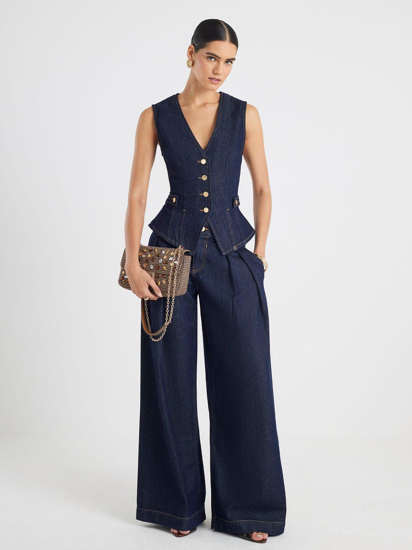 river-island-fitted-tab-detail-waistcoat-blueback