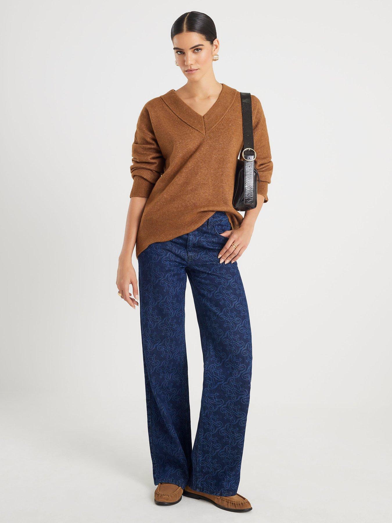 river-island-v-neck-jumper-brownback