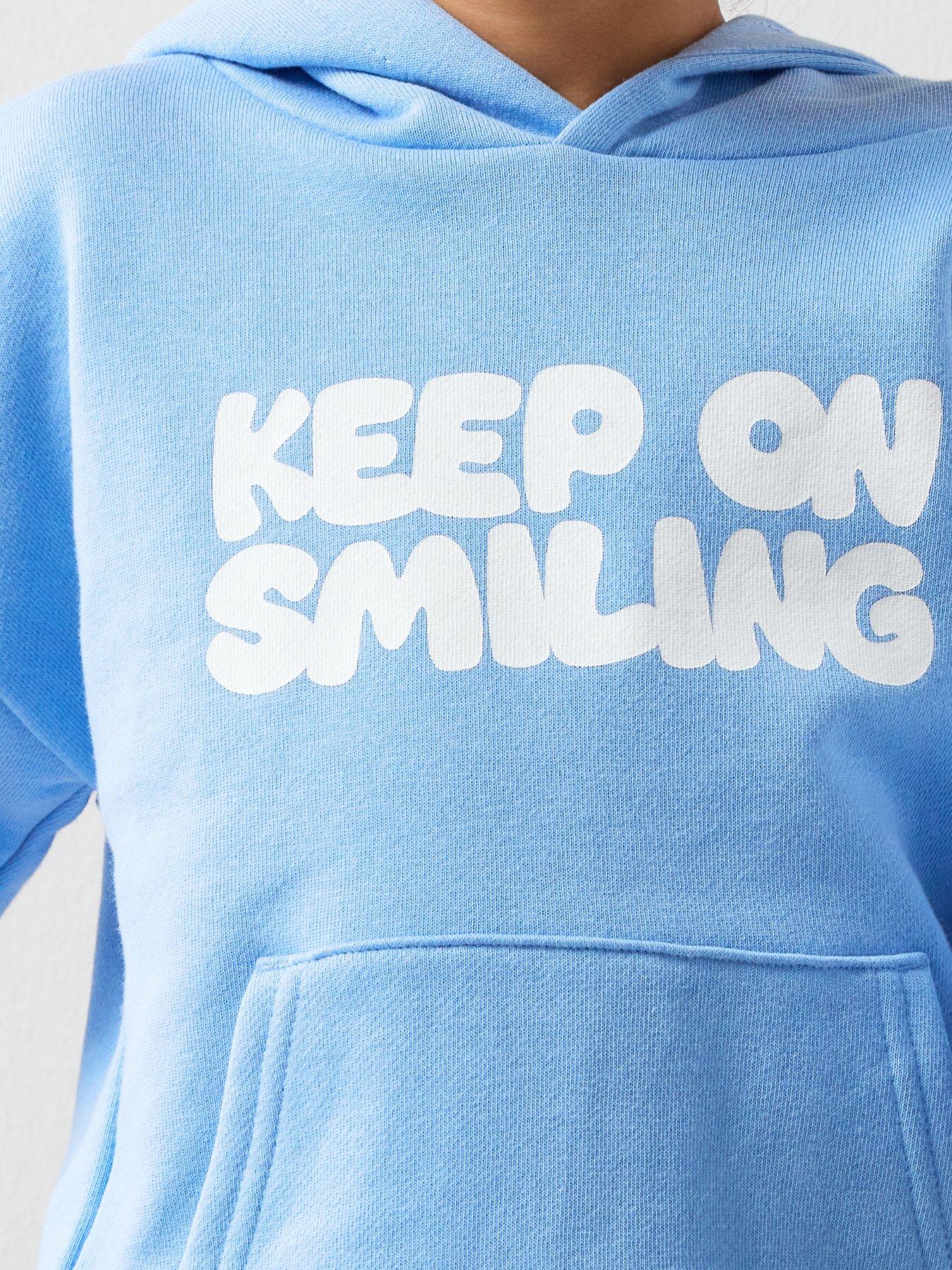 Image 4 of 5 of The Very Collection Boys Keep On Smiling Sweatshirt And Sweat Shorts Set
