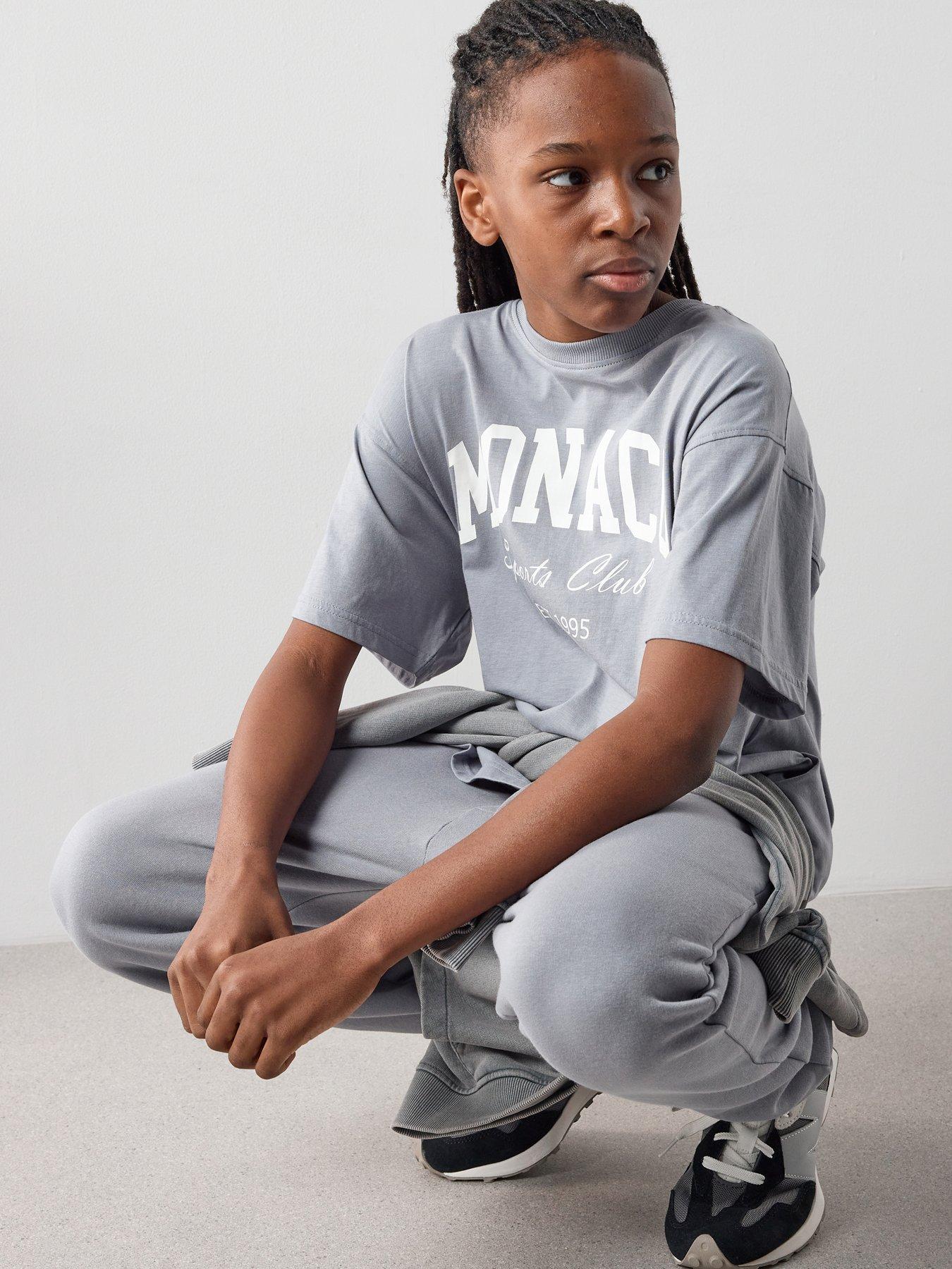 Image 3 of 6 of The Very Collection Boys Monaco Tshirt And Joggers Set