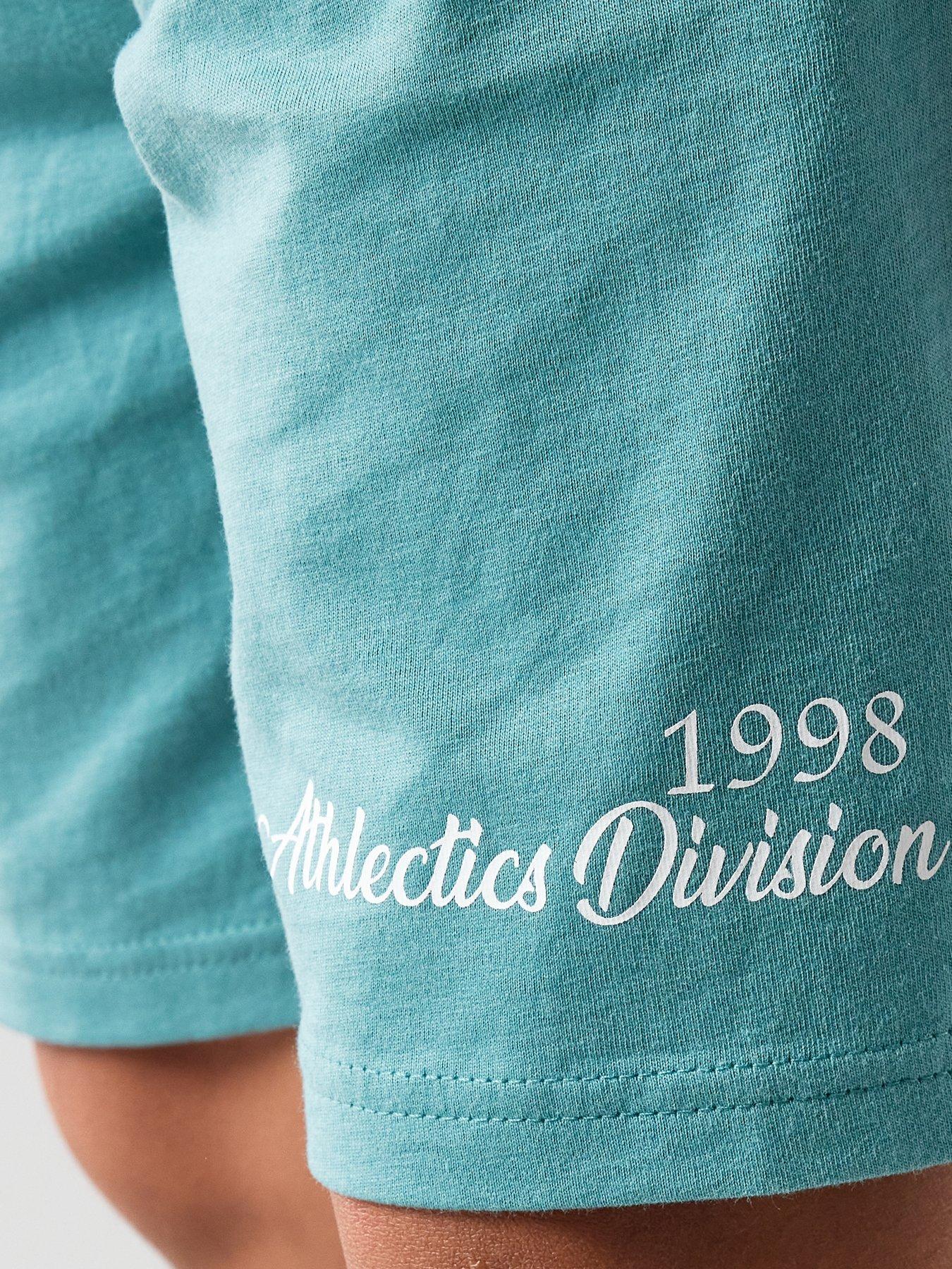 Image 4 of 5 of The Very Collection Boys Athletic Club Shortie Pyjamas - Blue