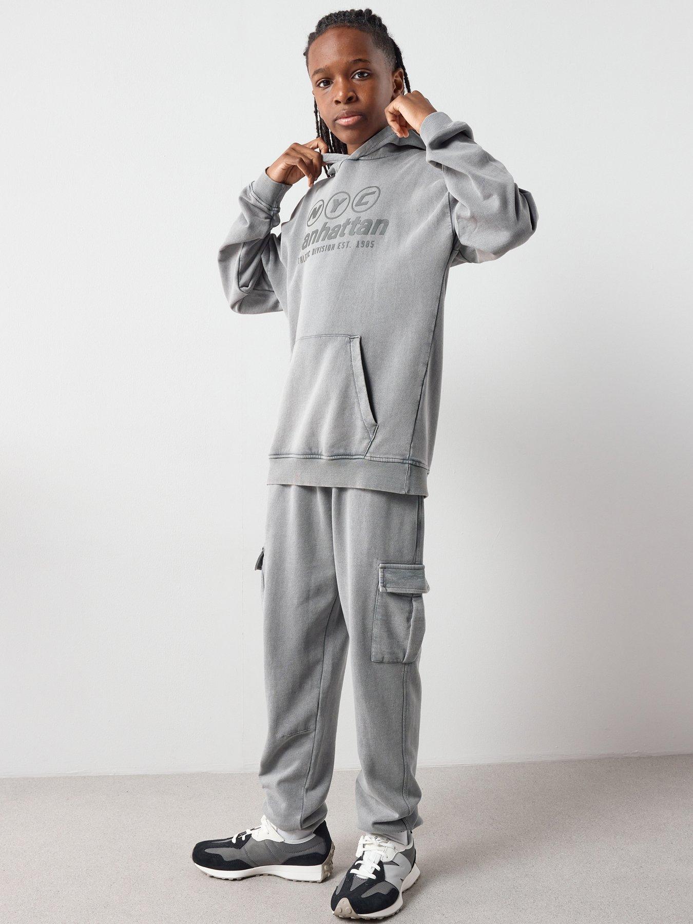 the-very-collection-boys-washed-sweatshirt-and-cargo-joggers-outfit-set-greyfront