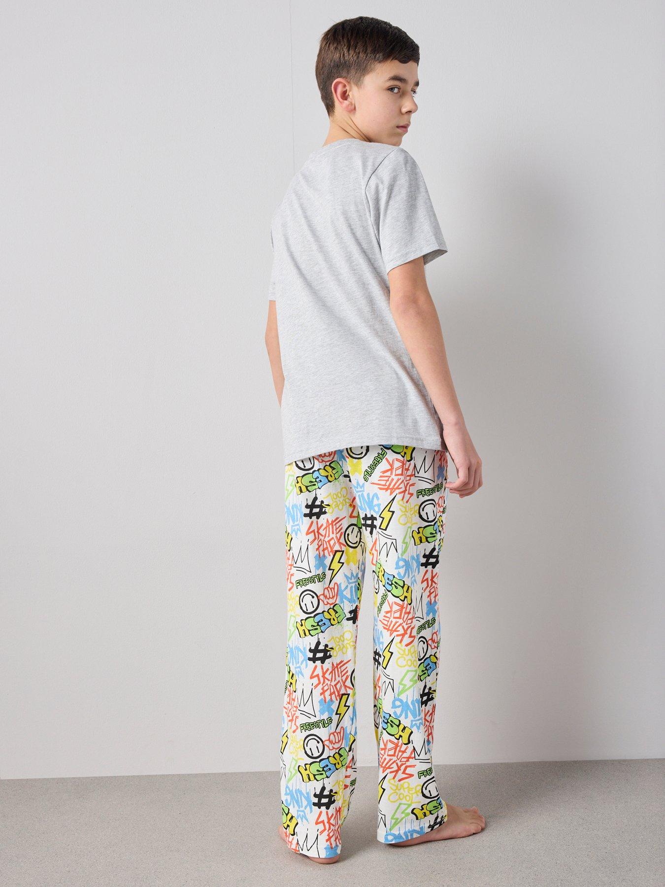 Image 3 of 7 of The Very Collection Boys Skate Park Pyjama Set - Multi