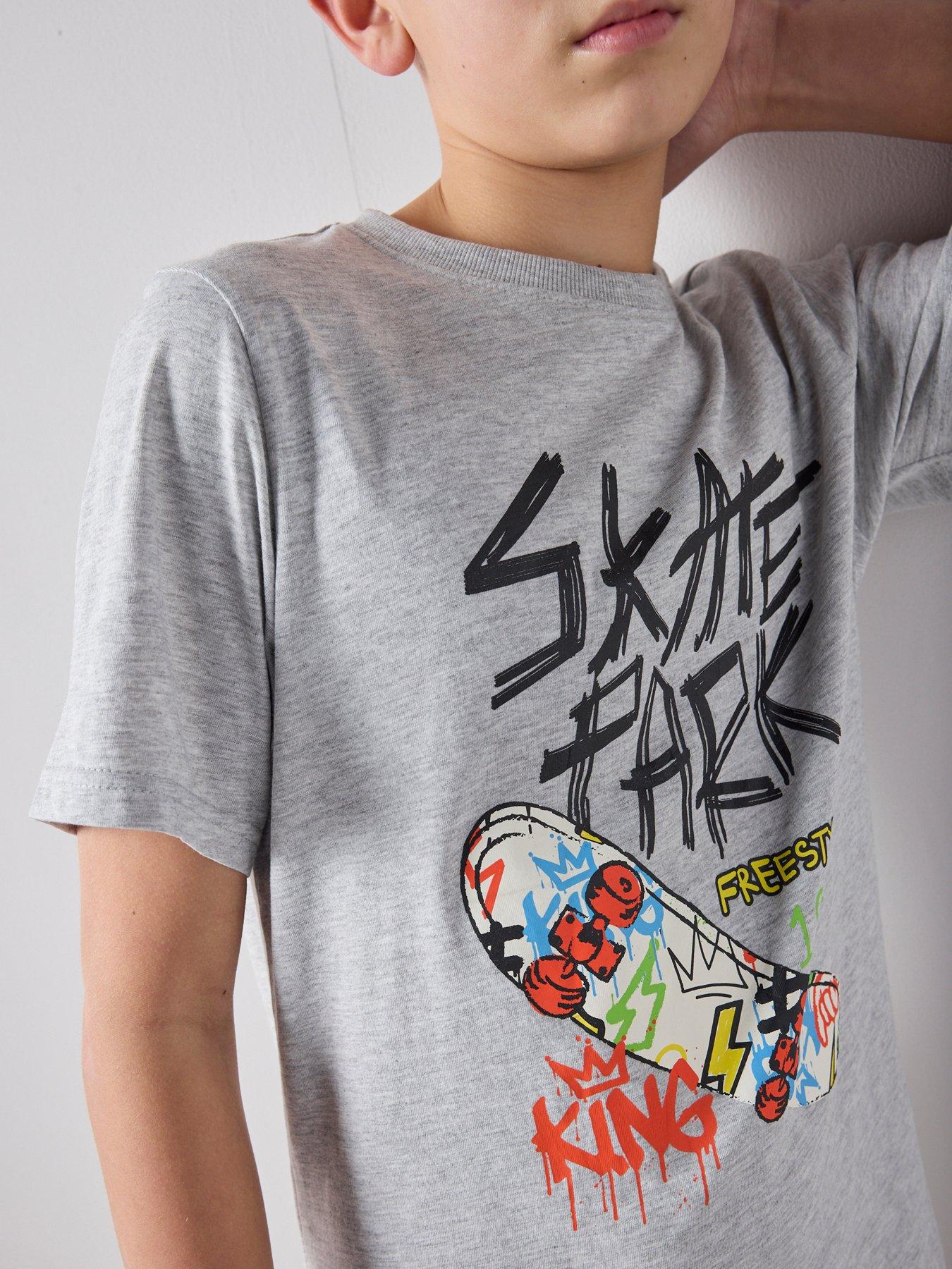 Image 5 of 7 of The Very Collection Boys Skate Park Pyjama Set - Multi