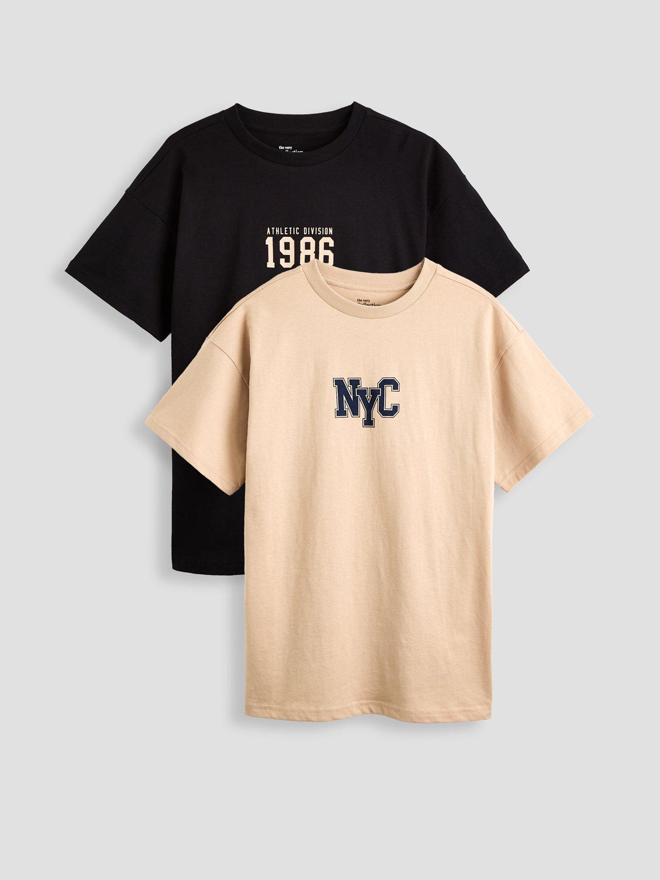 The Very Collection Boys 2 Pack City Tshirt