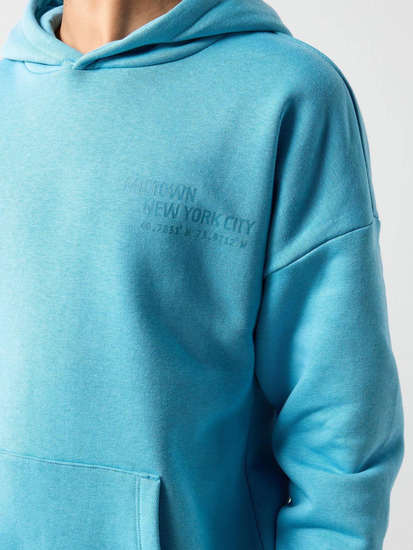 Image 4 of 6 of The Very Collection Boys Drop Shoulder Slogan Hoodie