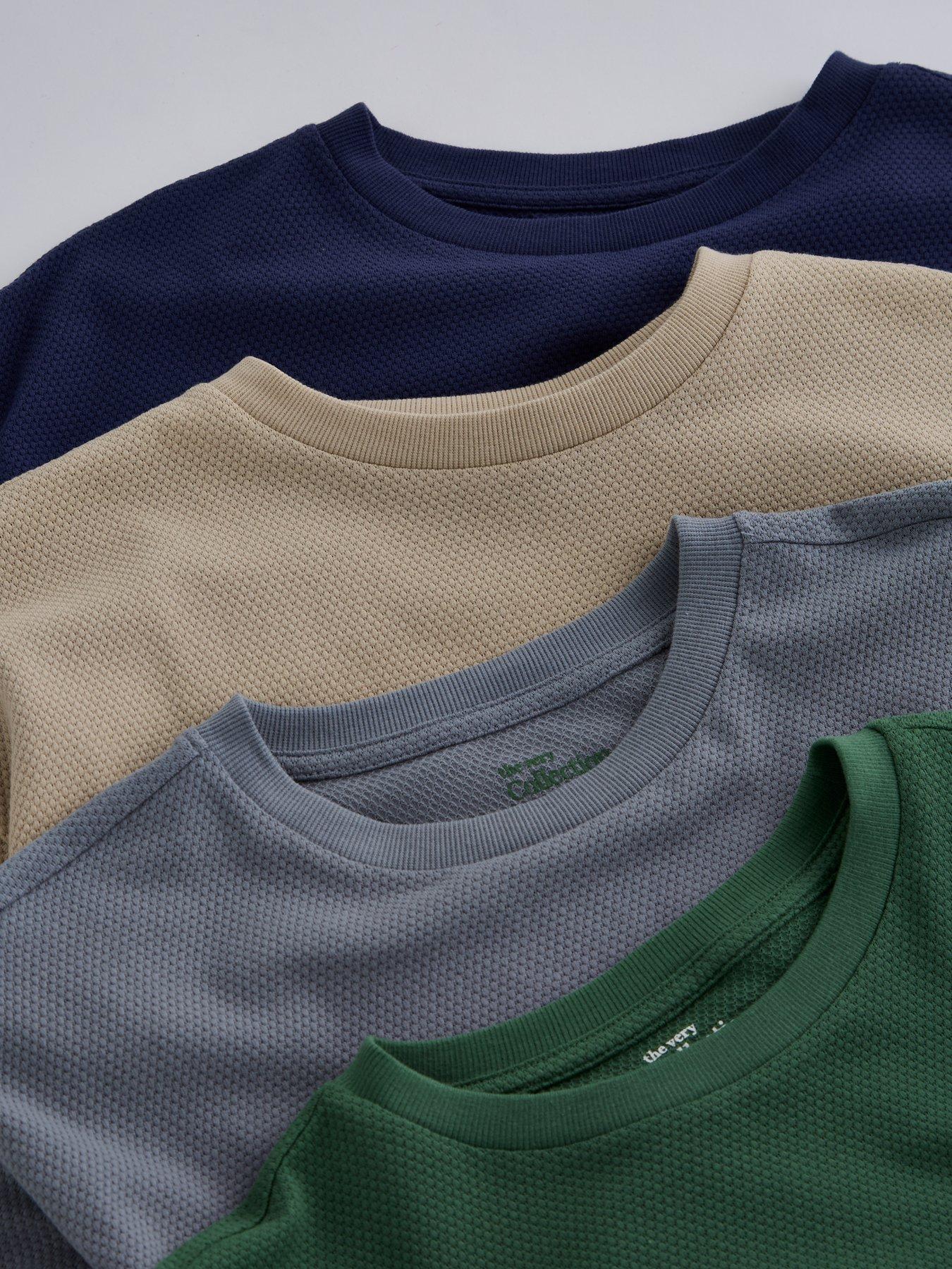 Image 4 of 5 of The Very Collection Boys 4 Pack Stripe Tshirt