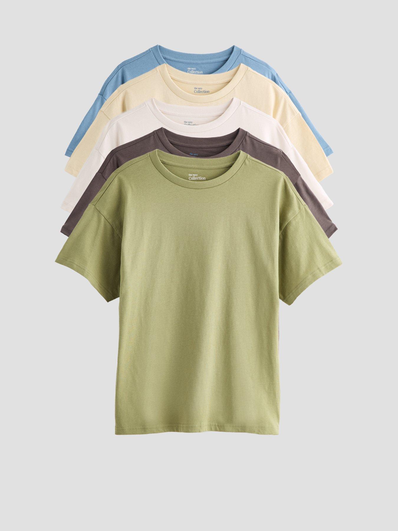 The Very Collection Boys 5 Pack T-shirts - Multi