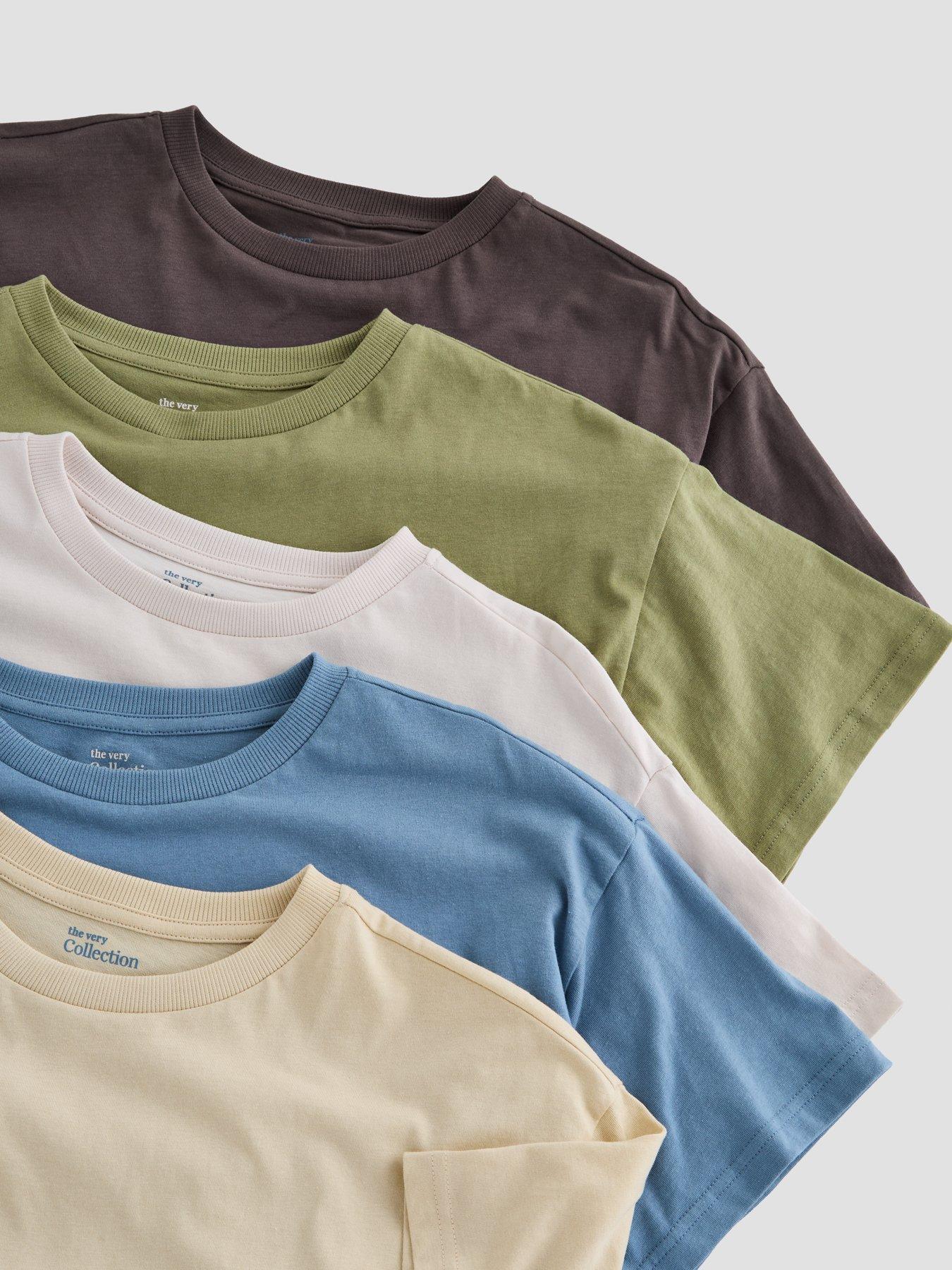 Image 4 of 5 of The Very Collection Boys 5 Pack T-shirts - Multi