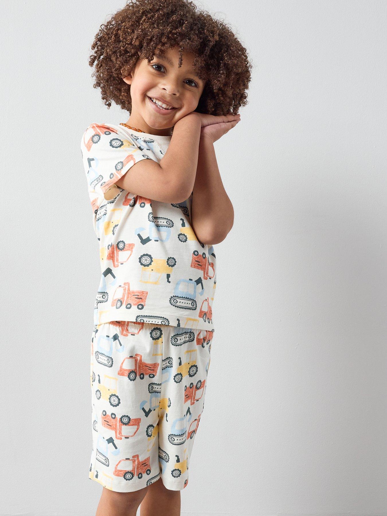 the-very-collection-boys-transport-print-shortie-pyjamas-multifront