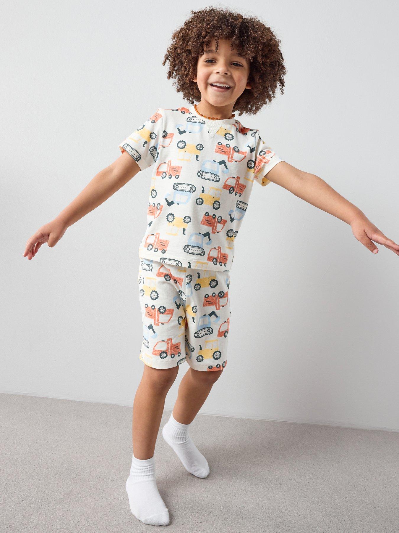 the-very-collection-boys-transport-print-shortie-pyjamas-multiback