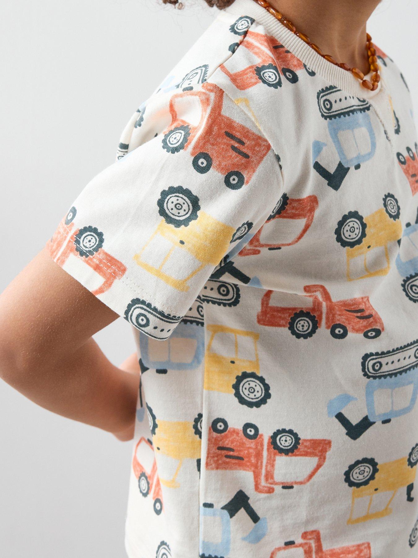 the-very-collection-boys-transport-print-shortie-pyjamas-multioutfit